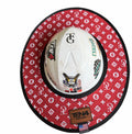 TG -Red Hard Hat Sun Shade Visor