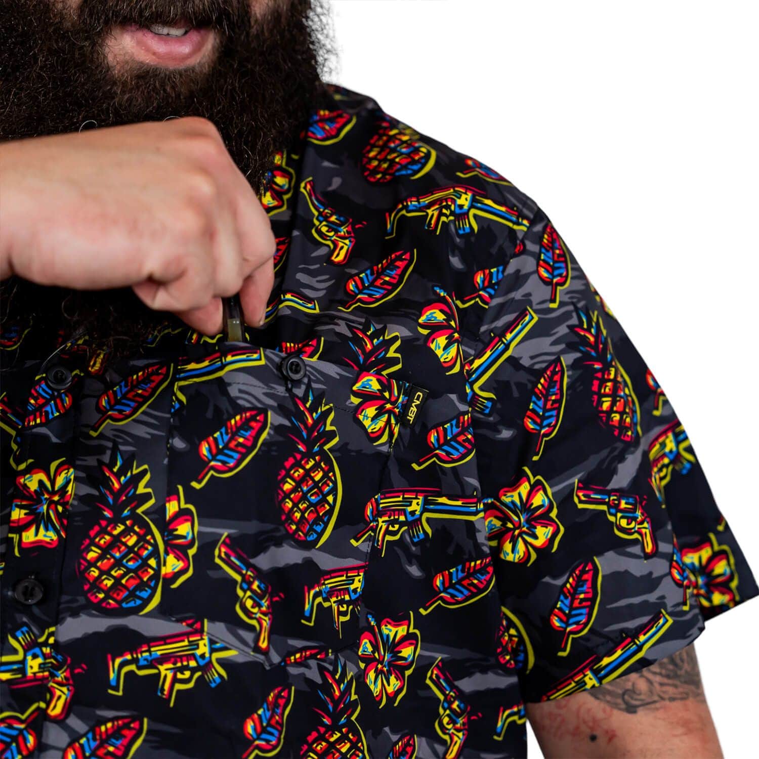 Men Original Button Up Tee