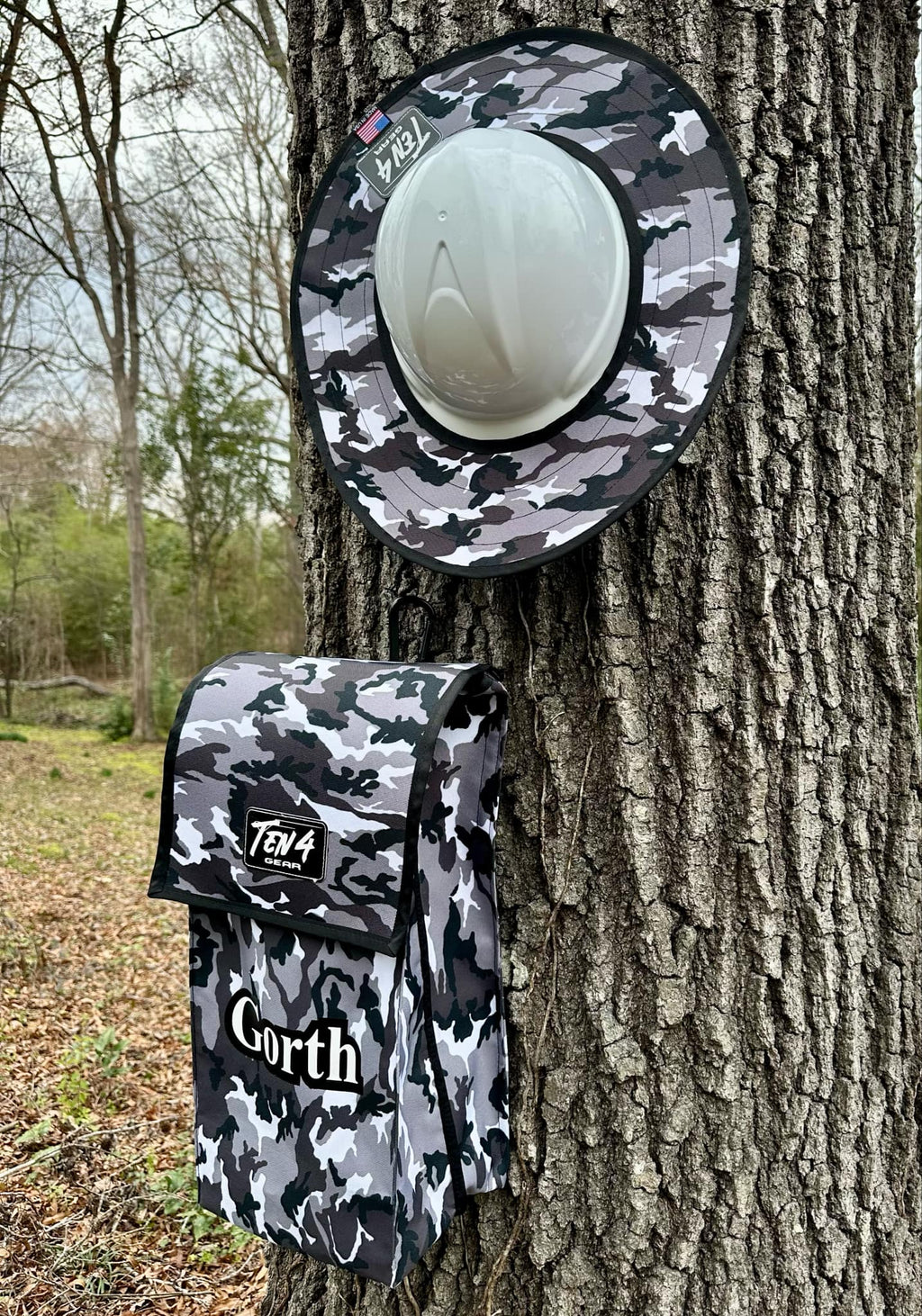 Urban Camo Hard Hat Sun Shade Visor – Water-Resistant Worksite Visor for Full Brim & Kask Hard Hats