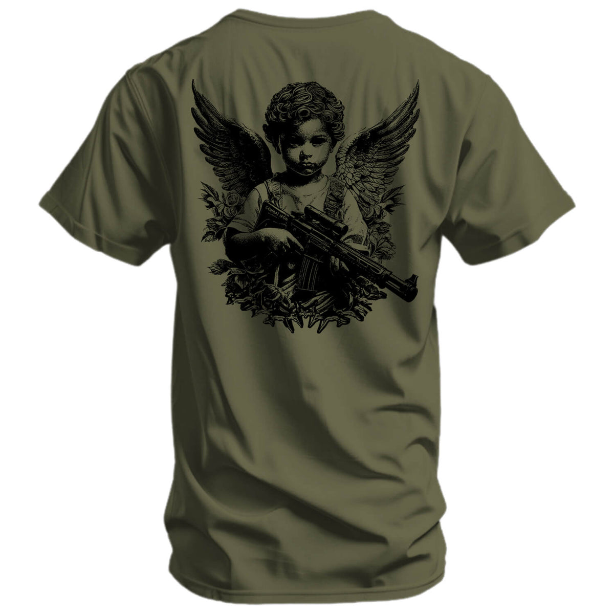 The Armed Guardian Angel Men's T-Shirt