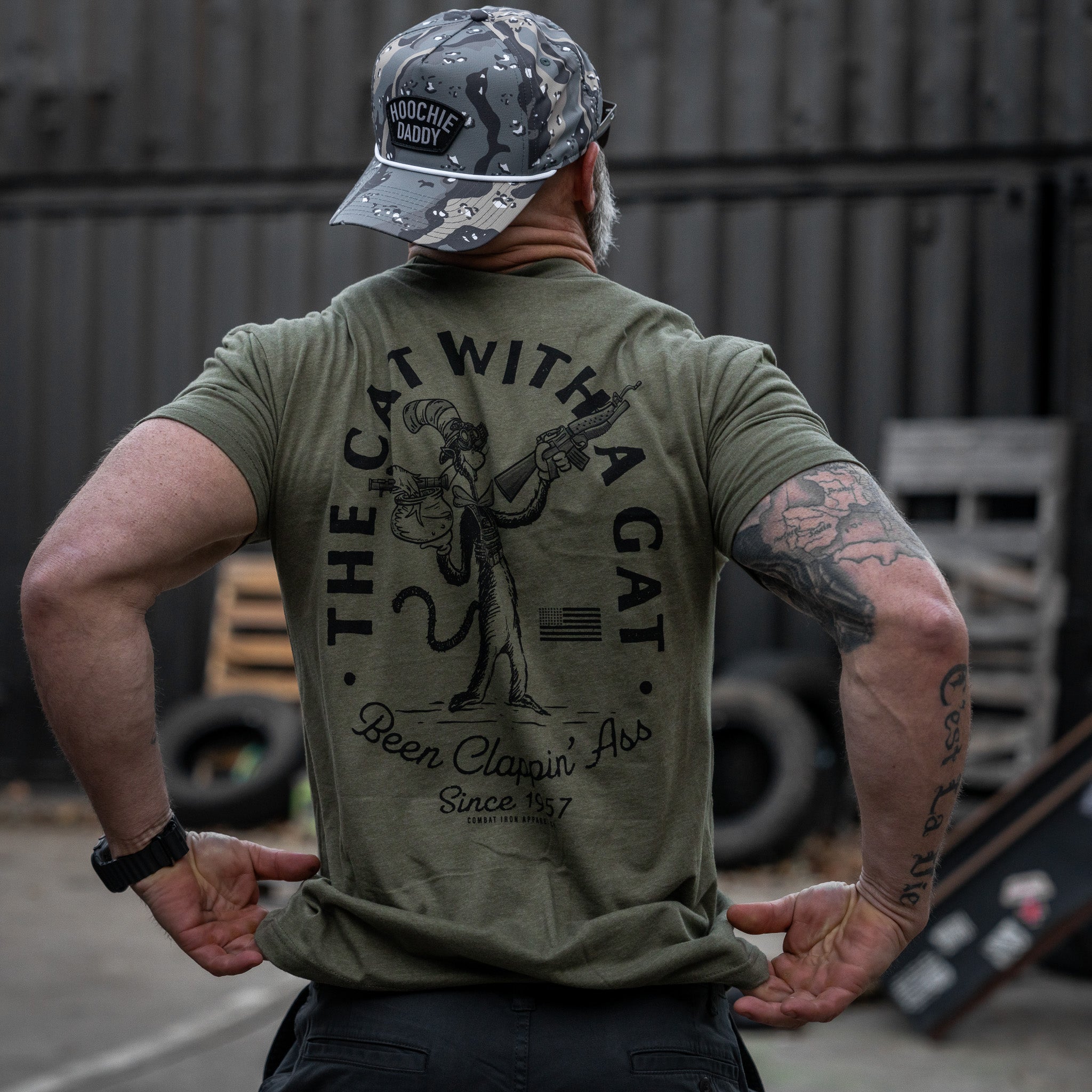 The Cat With A Gat Remix Men's T-Shirt
