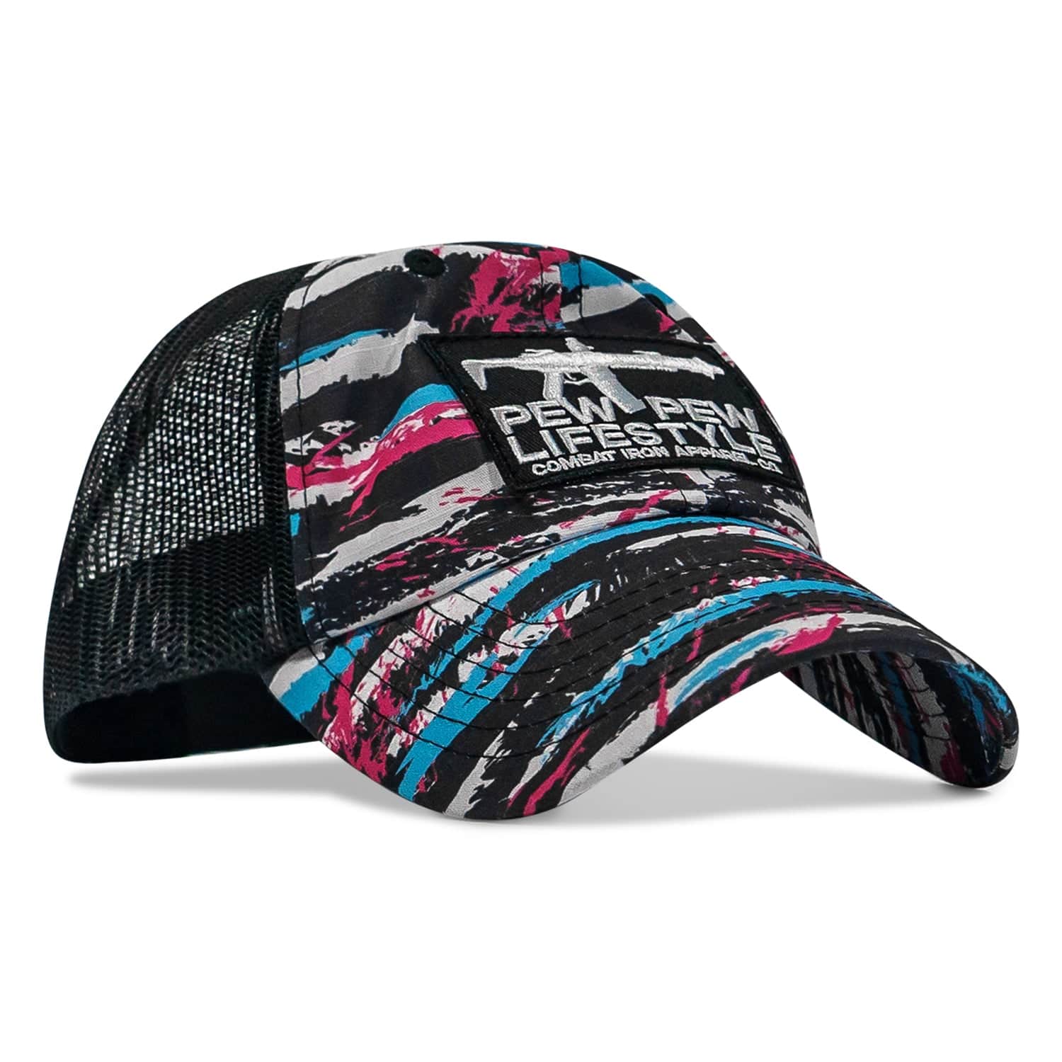 Ripstop Pew Pew Lifesyle Patch Tactical Ripstop Mesh Snapback Hat