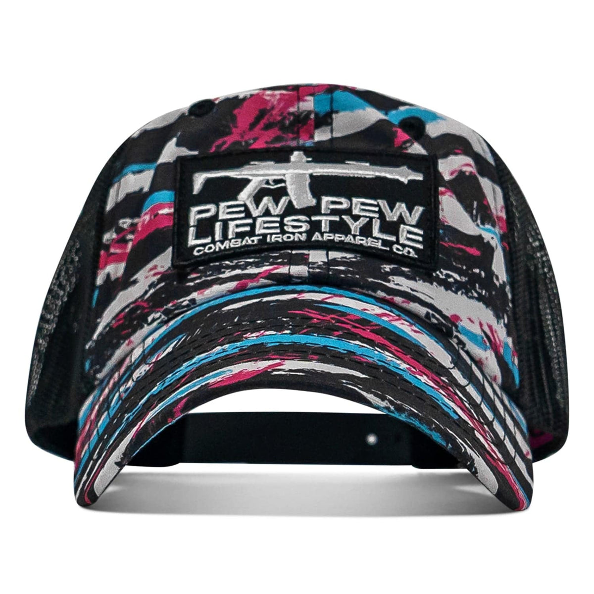 Ripstop Pew Pew Lifestyle Patch Tactical Ripstop Mesh Snapback Hat
