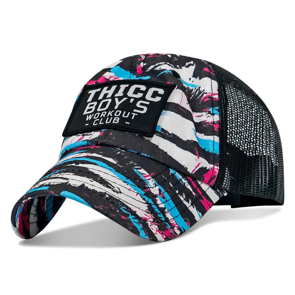 Ripstop Thicc Boys Workout Club Patch Tactical Ripstop Mesh Snapback Hat