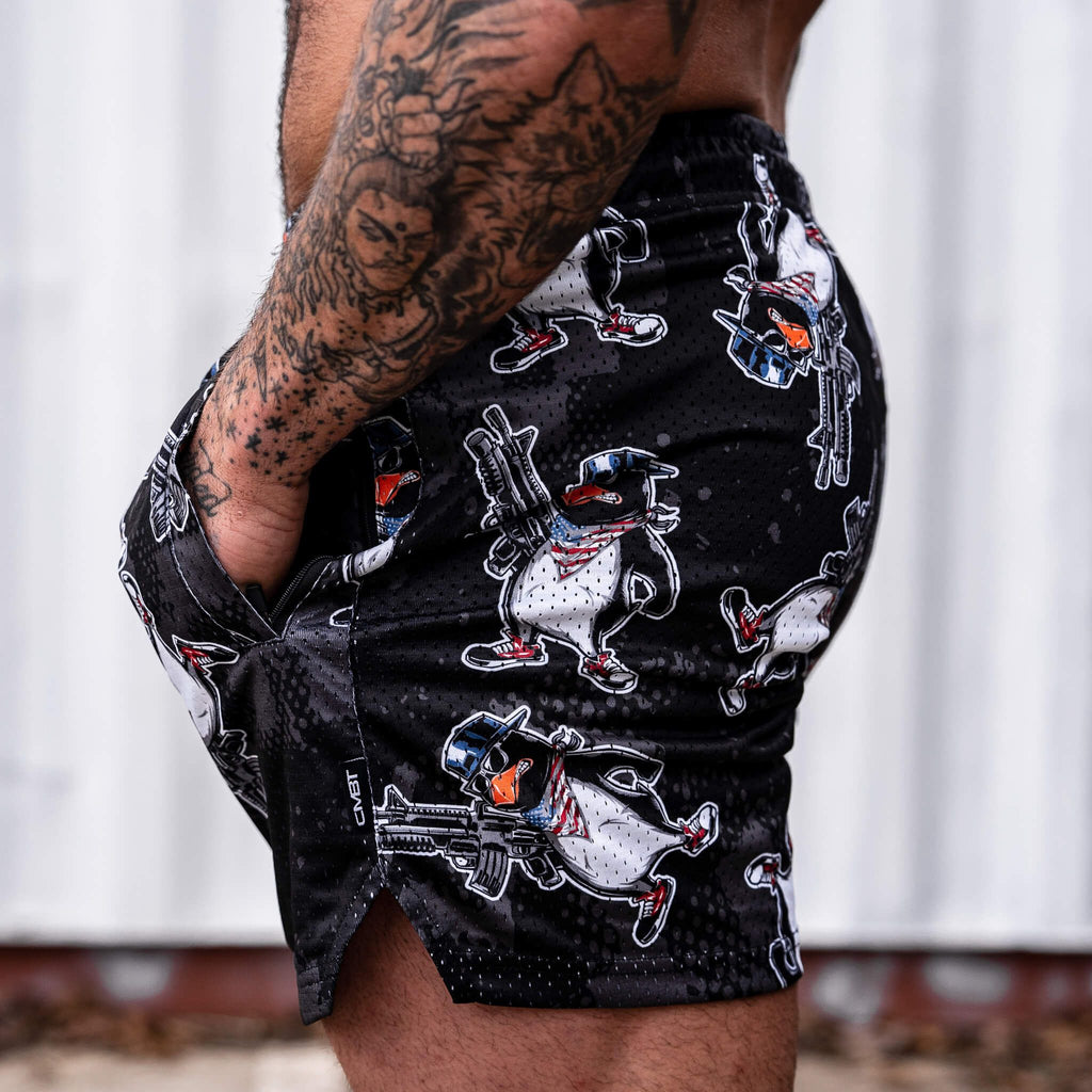 Mid Thigh Mesh Training / Lifestyle Shorts | 5"