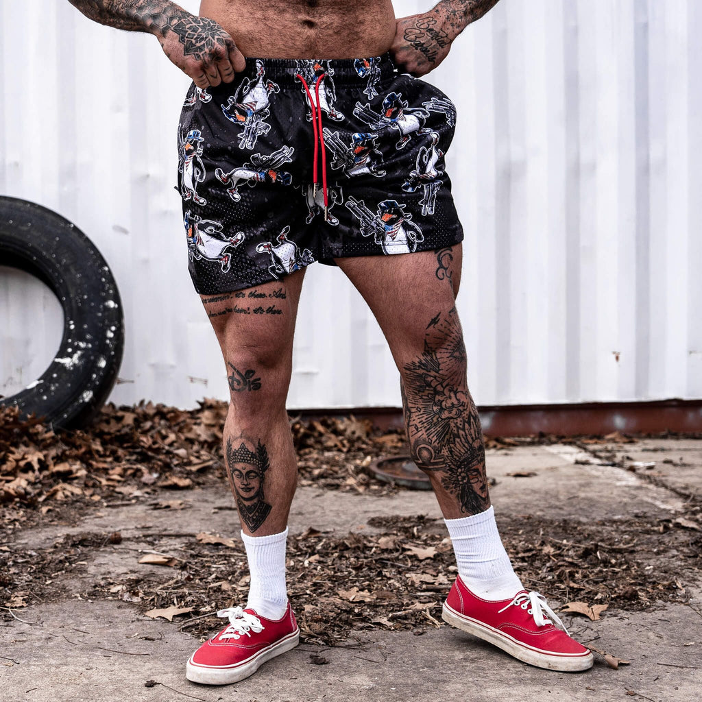 Mid Thigh Mesh Training / Lifestyle Shorts | 5"