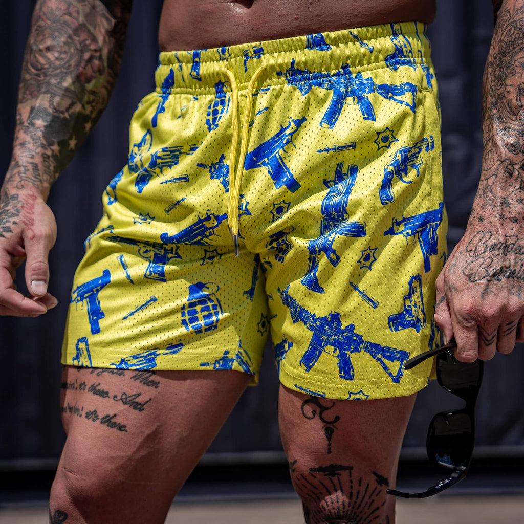 Mid Thigh Mesh Training / Lifestyle Shorts | 5"