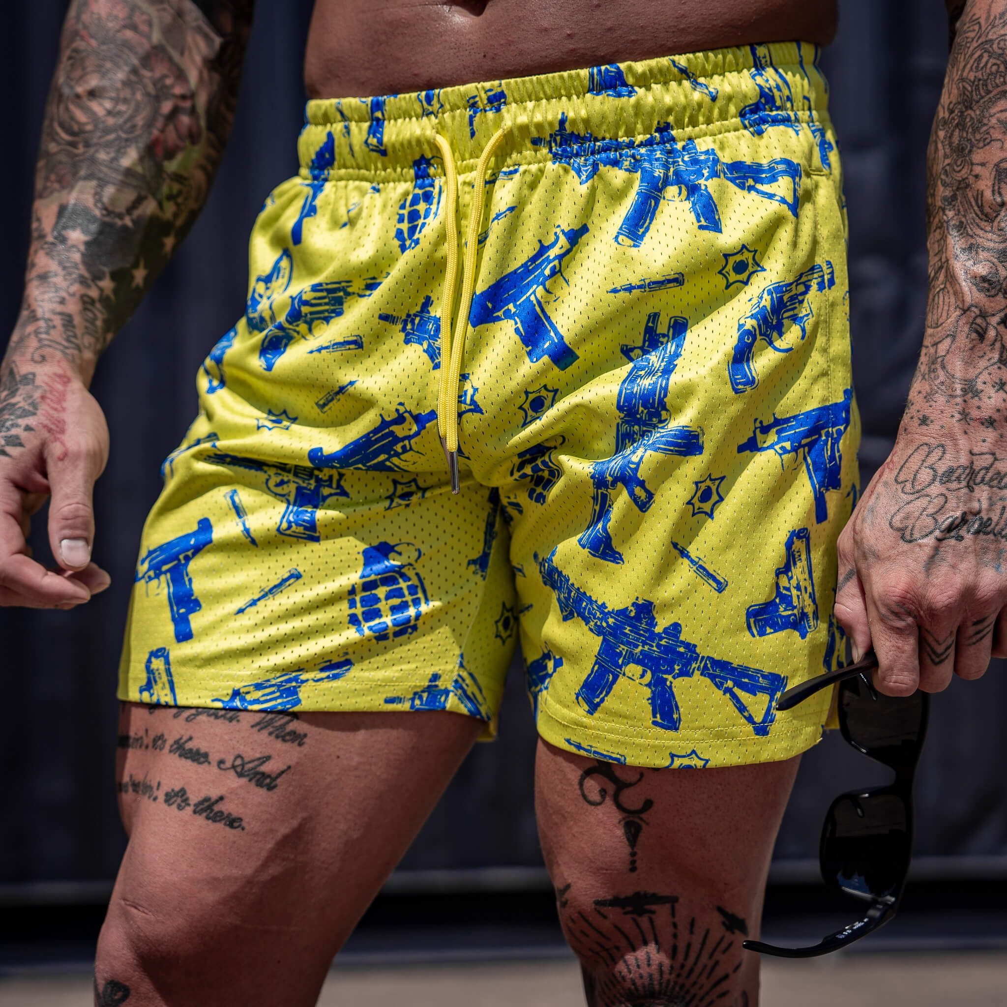 Mid Thigh Mesh Training / Lifestyle Shorts | 5"