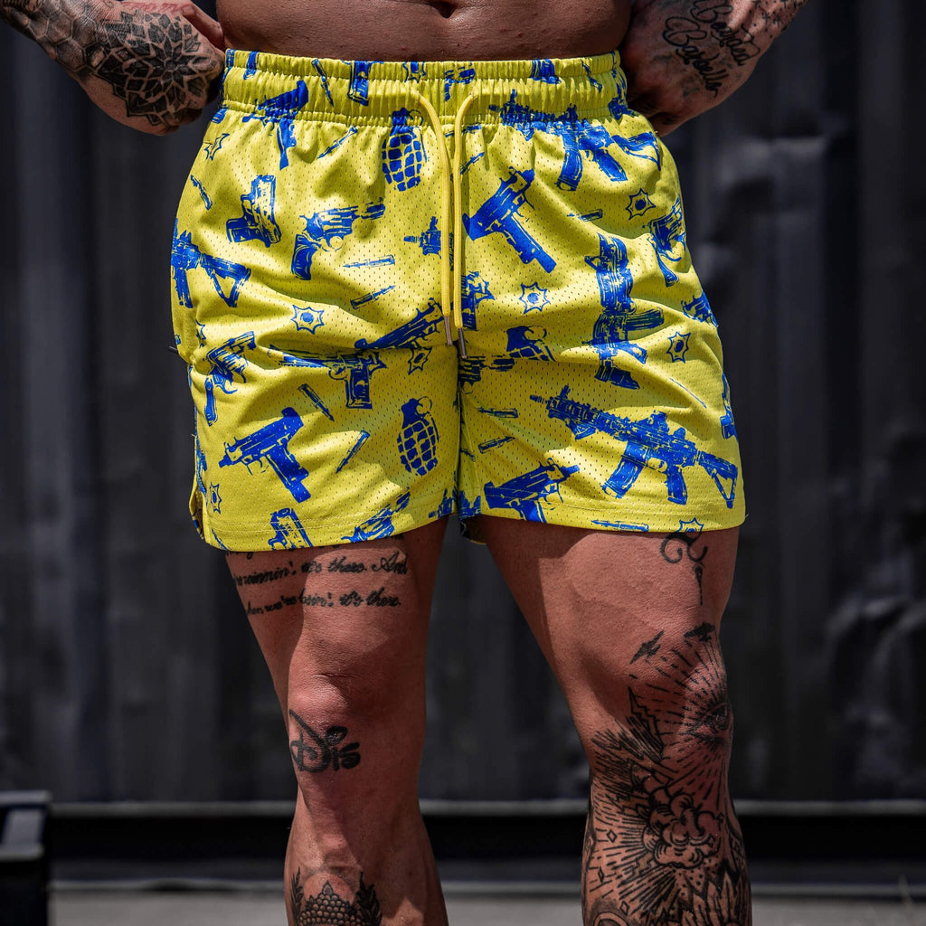 Mid Thigh Mesh Training / Lifestyle Shorts | 5"