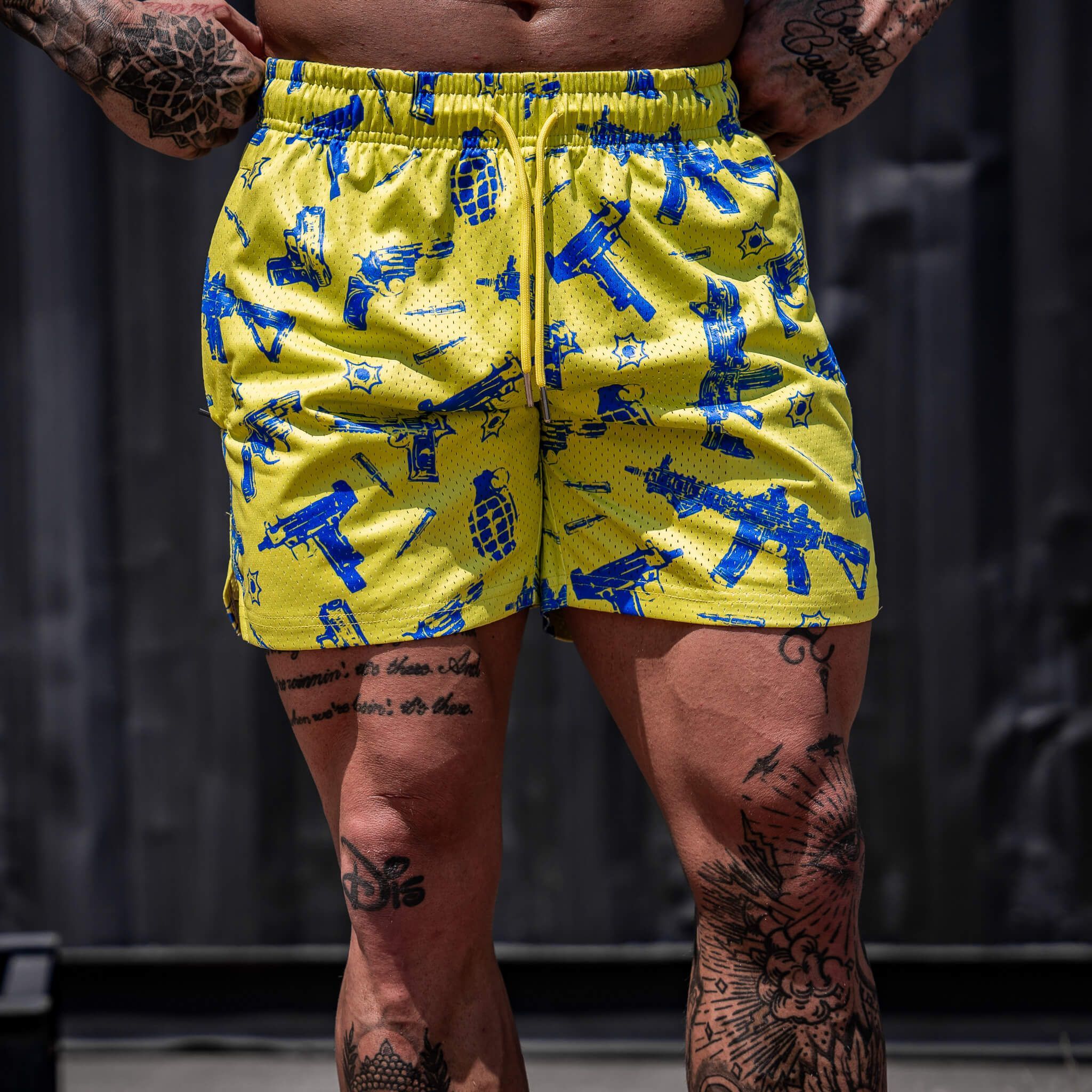 Mid Thigh Mesh Training / Lifestyle Shorts | 5"