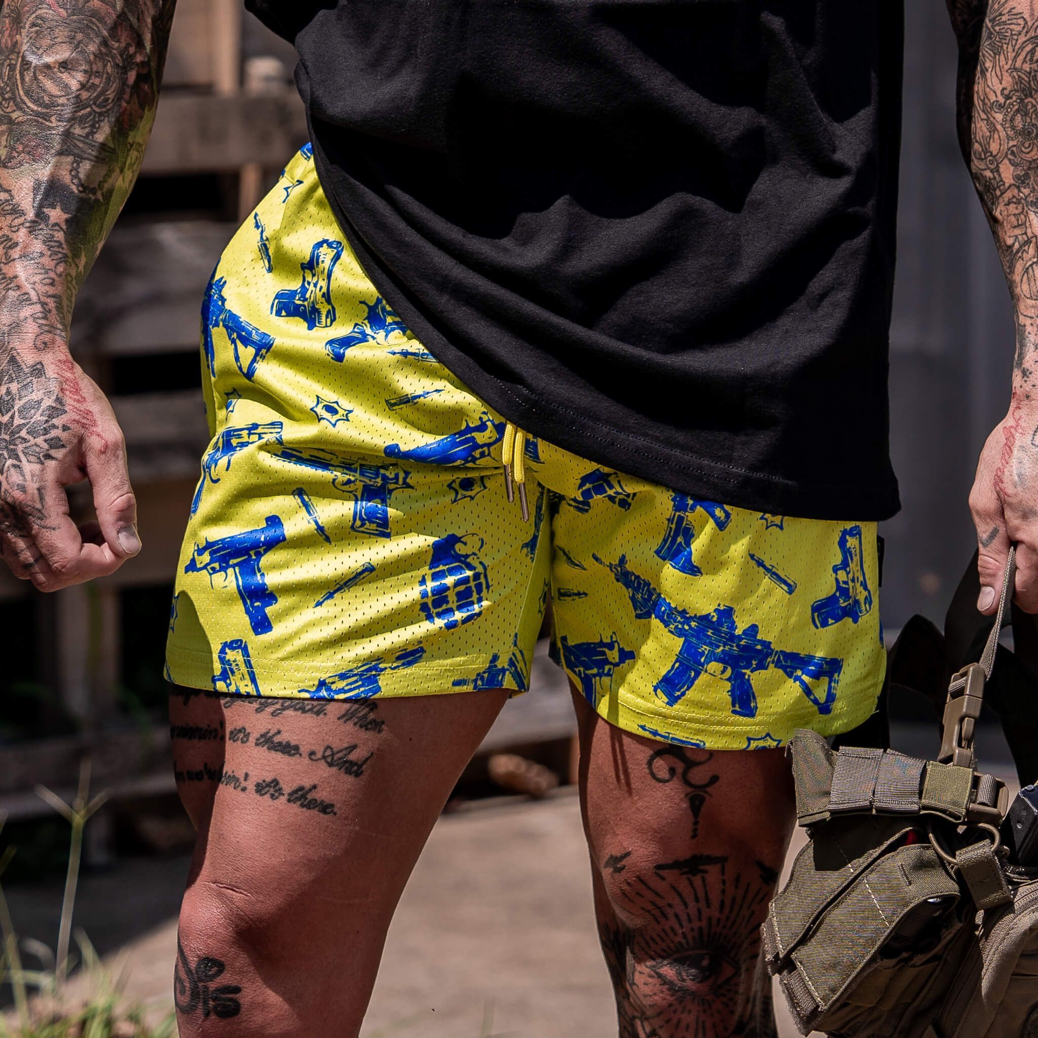 Mid Thigh Mesh Training / Lifestyle Shorts | 5"