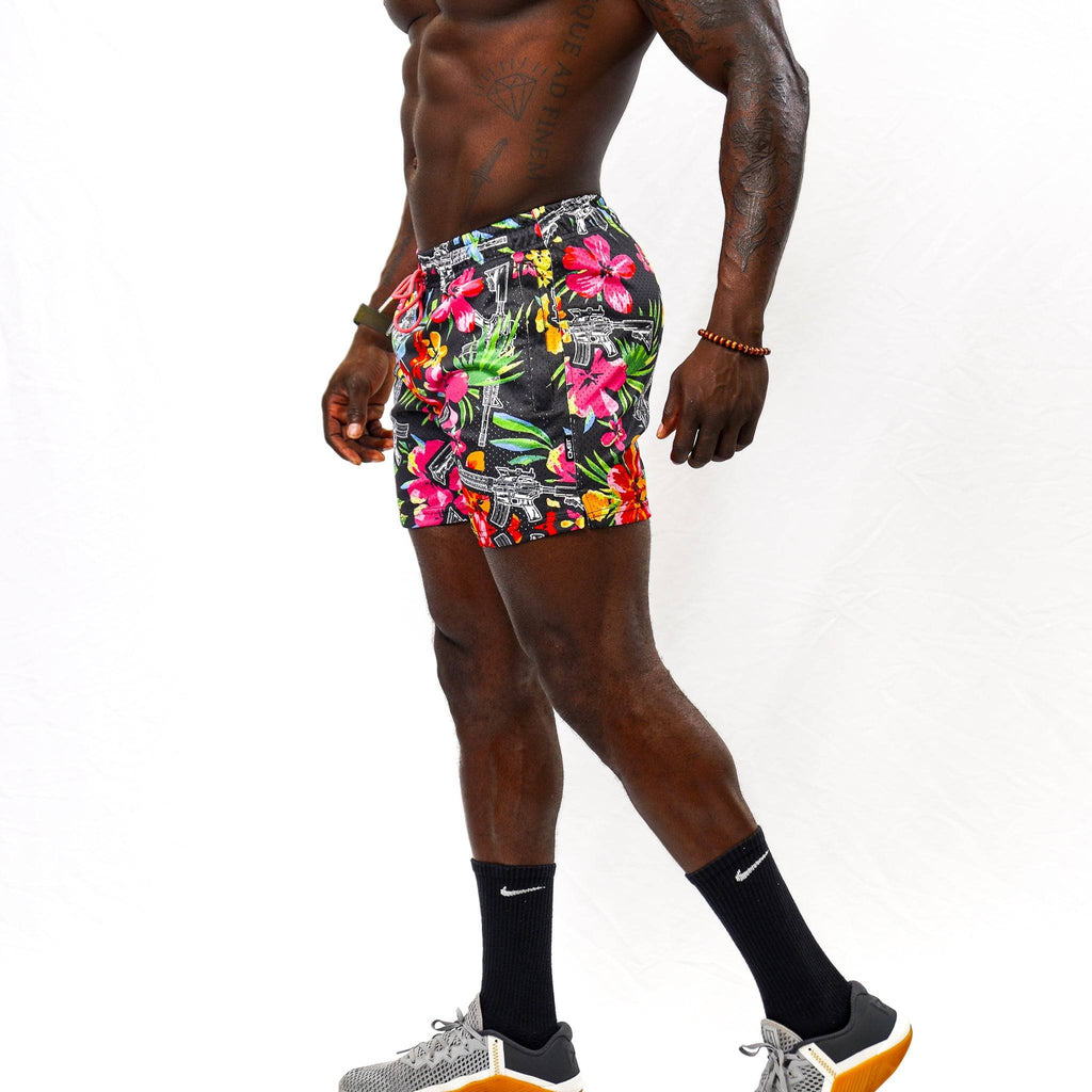 Mid Thigh Mesh Training / Lifestyle Shorts | 5"