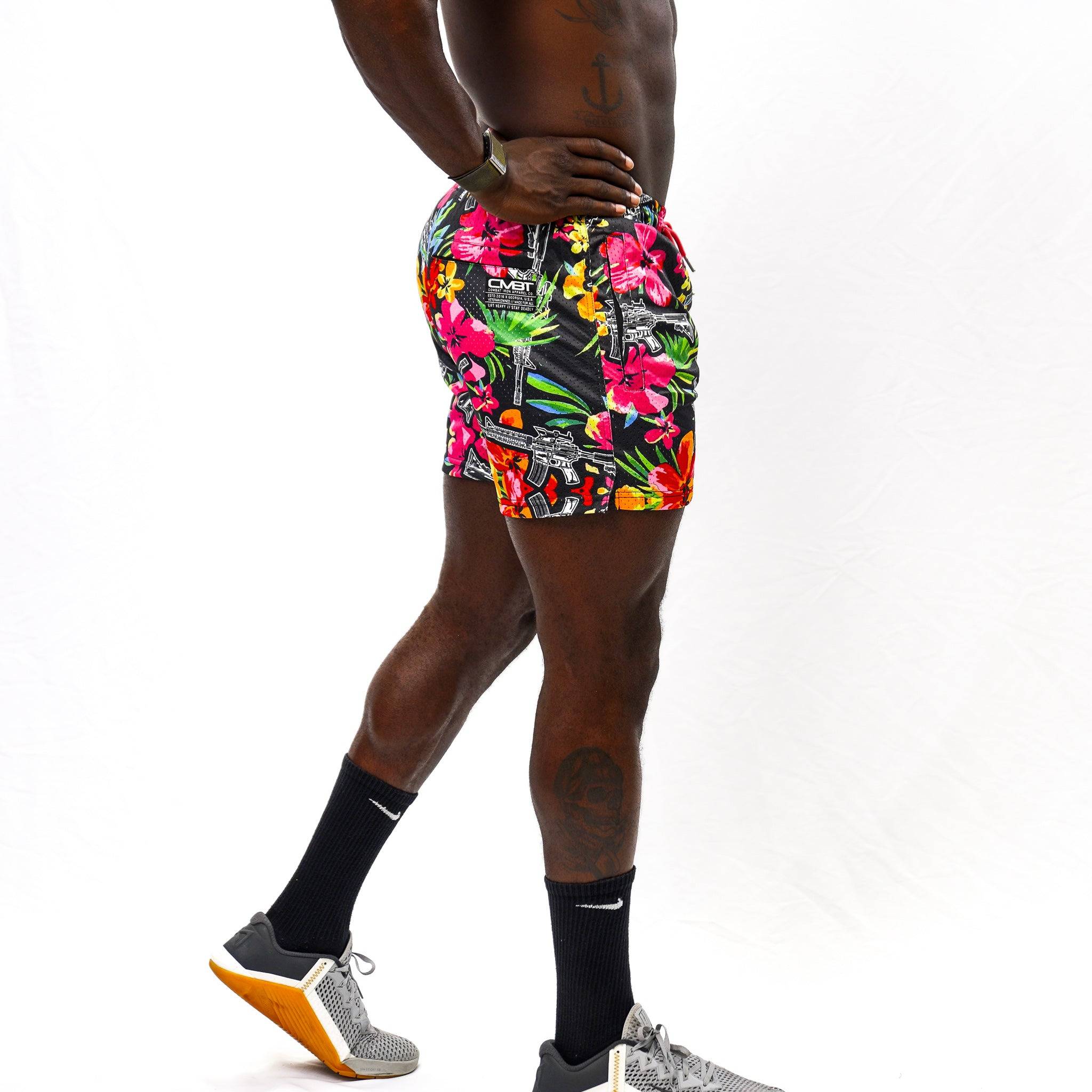 Mid Thigh Mesh Training / Lifestyle Shorts | 5"