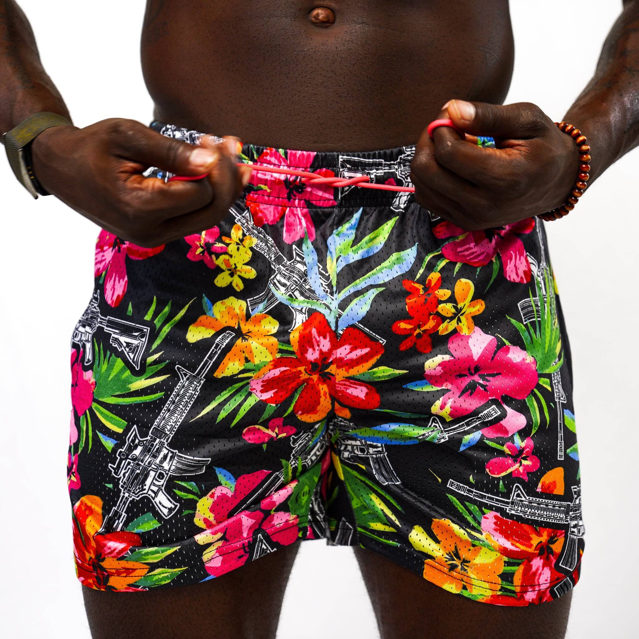 Mid Thigh Mesh Training / Lifestyle Shorts | 5"