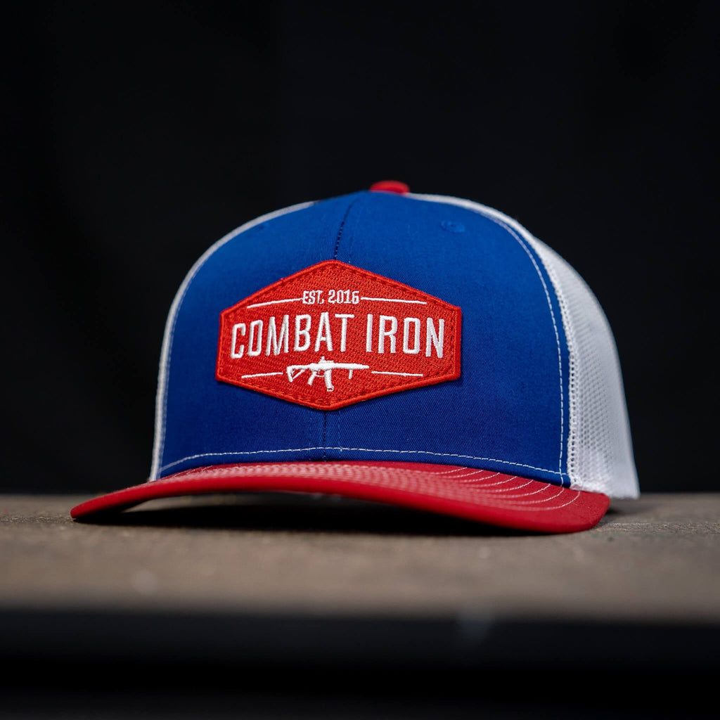 Original AR Red Patch Mid-Profile Mesh Snapback Hat