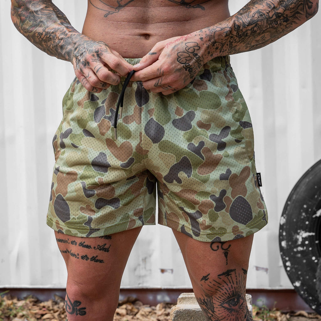 Mid Thigh Mesh Training / Lifestyle Shorts | 5"