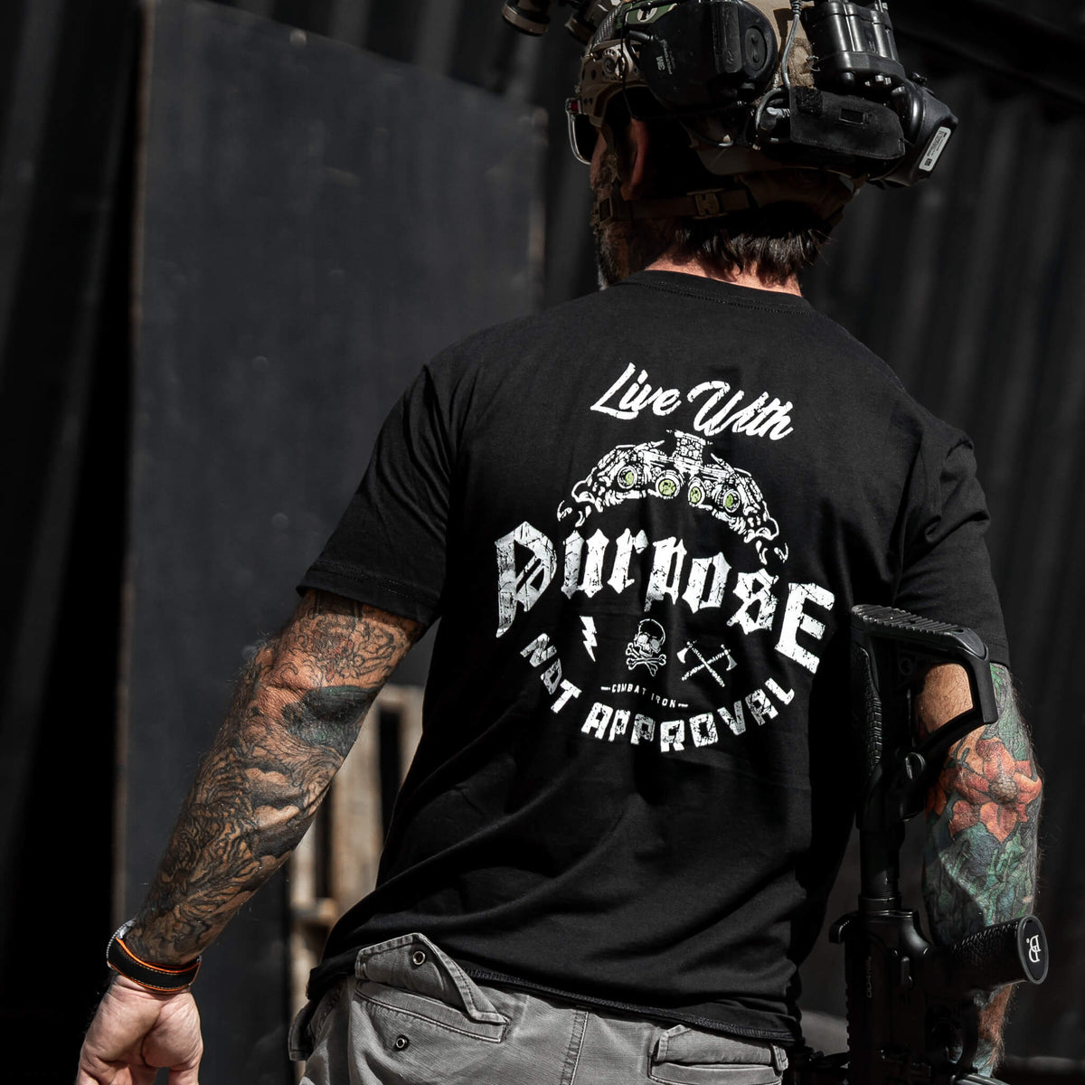 Live With Purpose. Not Approval Men's T-Shirt