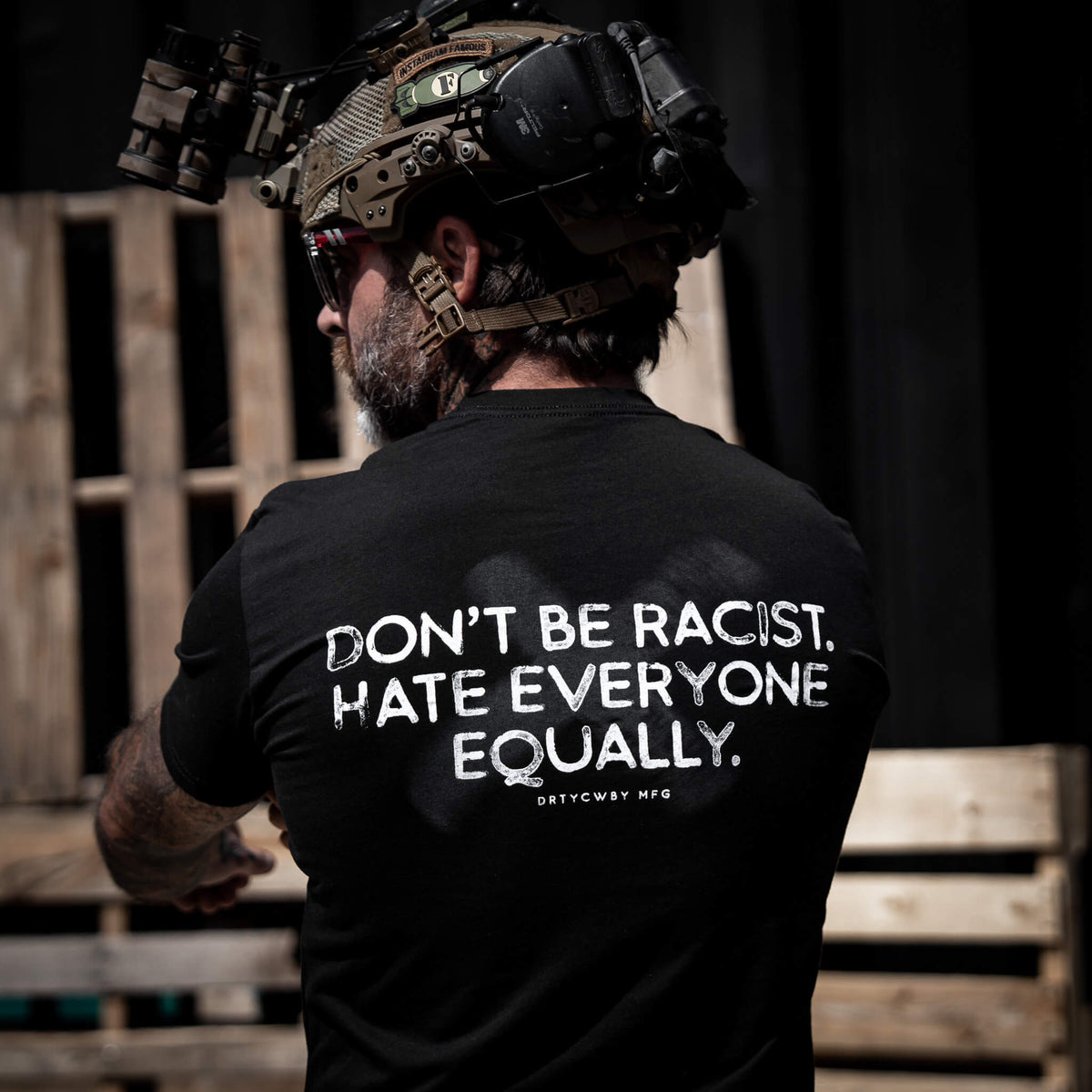 Don't Be Racist. Hate Everyone Equally Men's T-Shirt