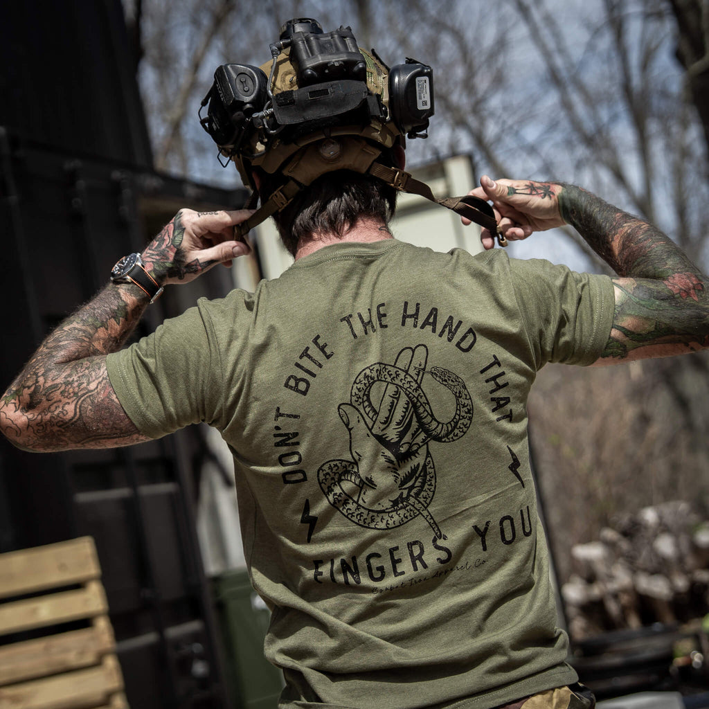 Don't Bite The Hand That Fingers You Men's T-Shirt