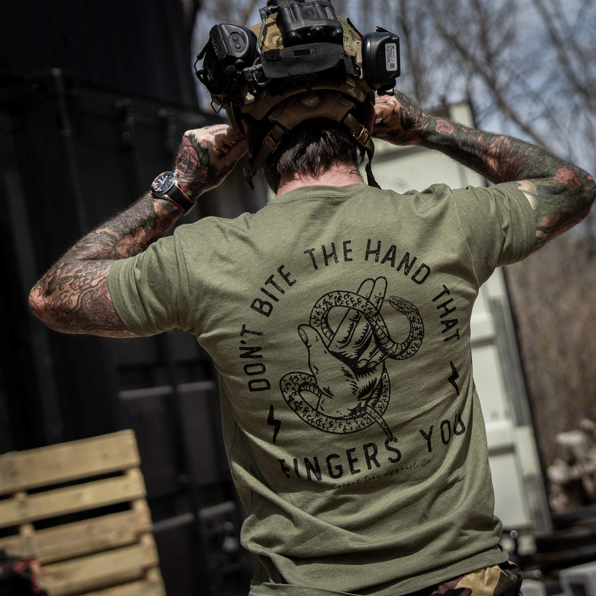 Don't Bite The Hand That Fingers You Men's T-Shirt