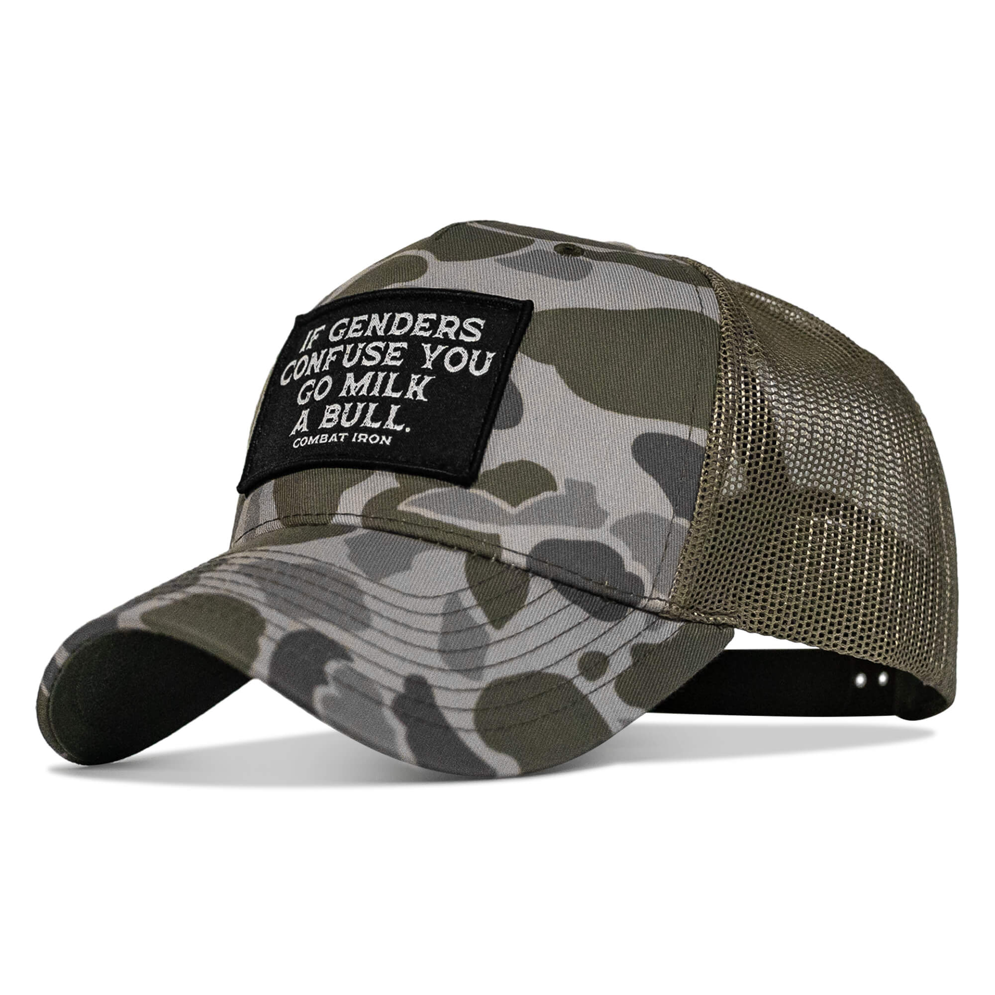 If Genders Confuse You, Go Milk A Bull Patch Snapback Hat