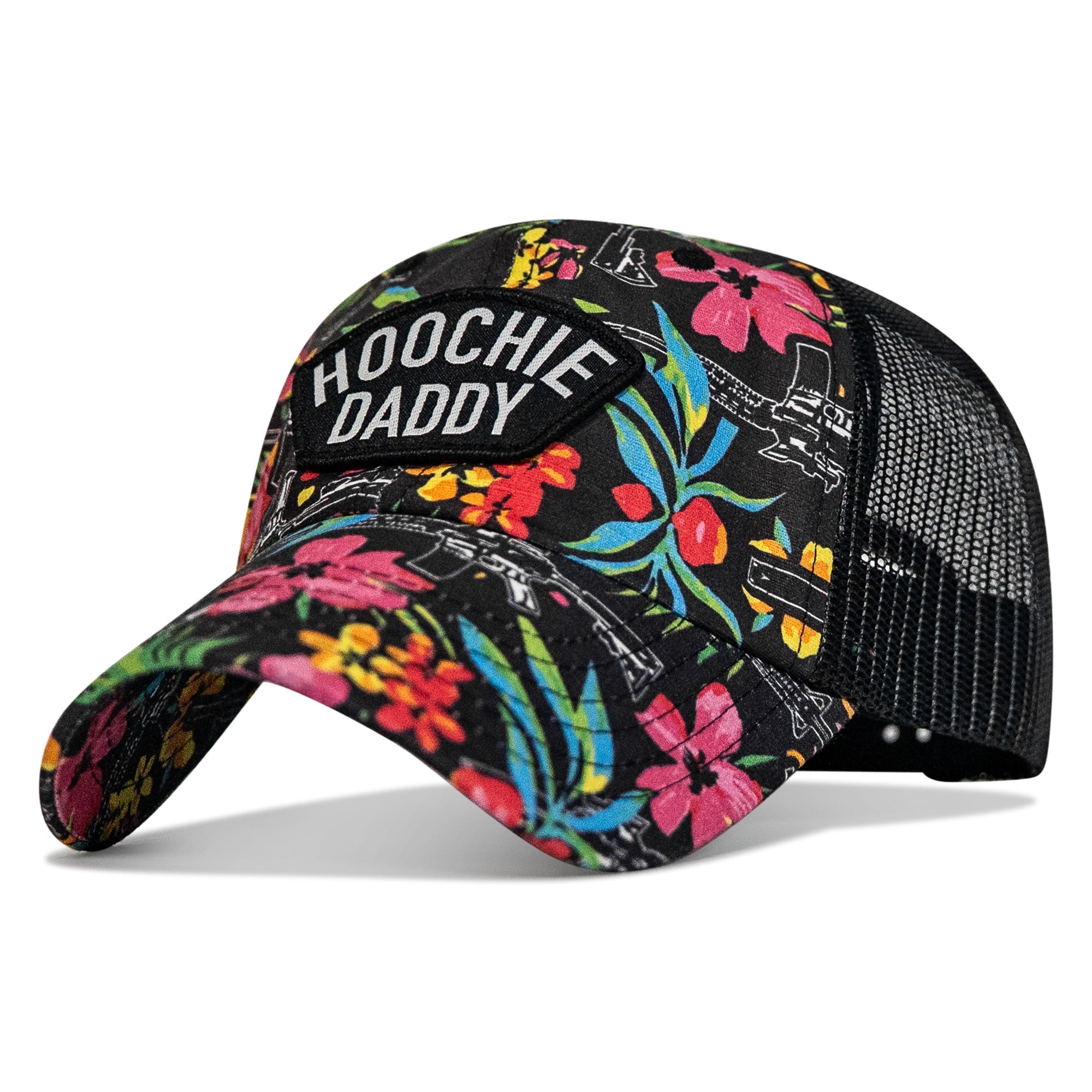 Hoochie Daddy Arched Patch Tactical Ripstop Mesh Snapback Hat