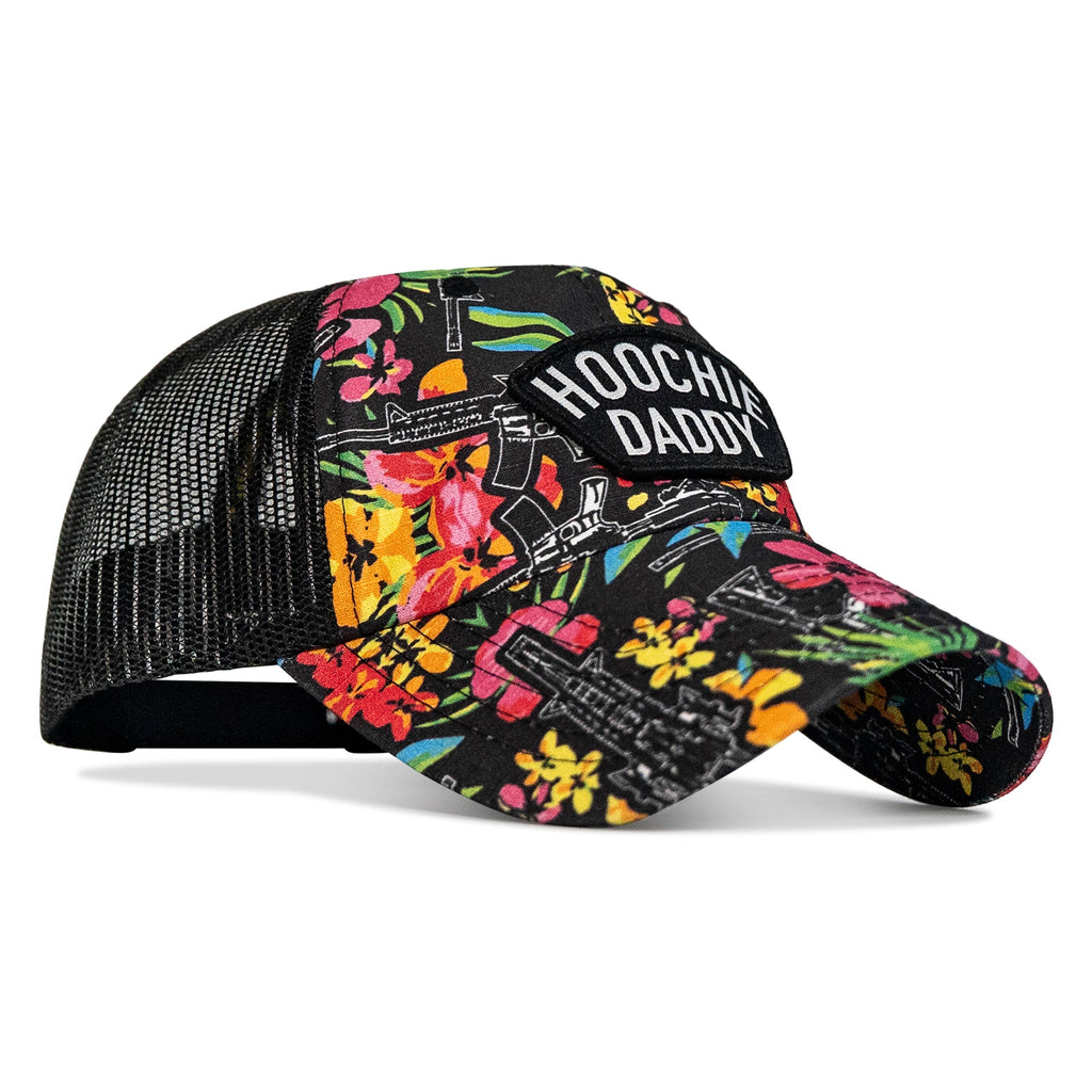 Hoochie Daddy Arched Patch Tactical Ripstop Mesh Snapback Hat