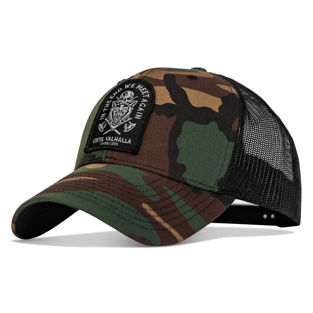 In The End, We Meet Again - Until Valhalla Patch Snapback Hat