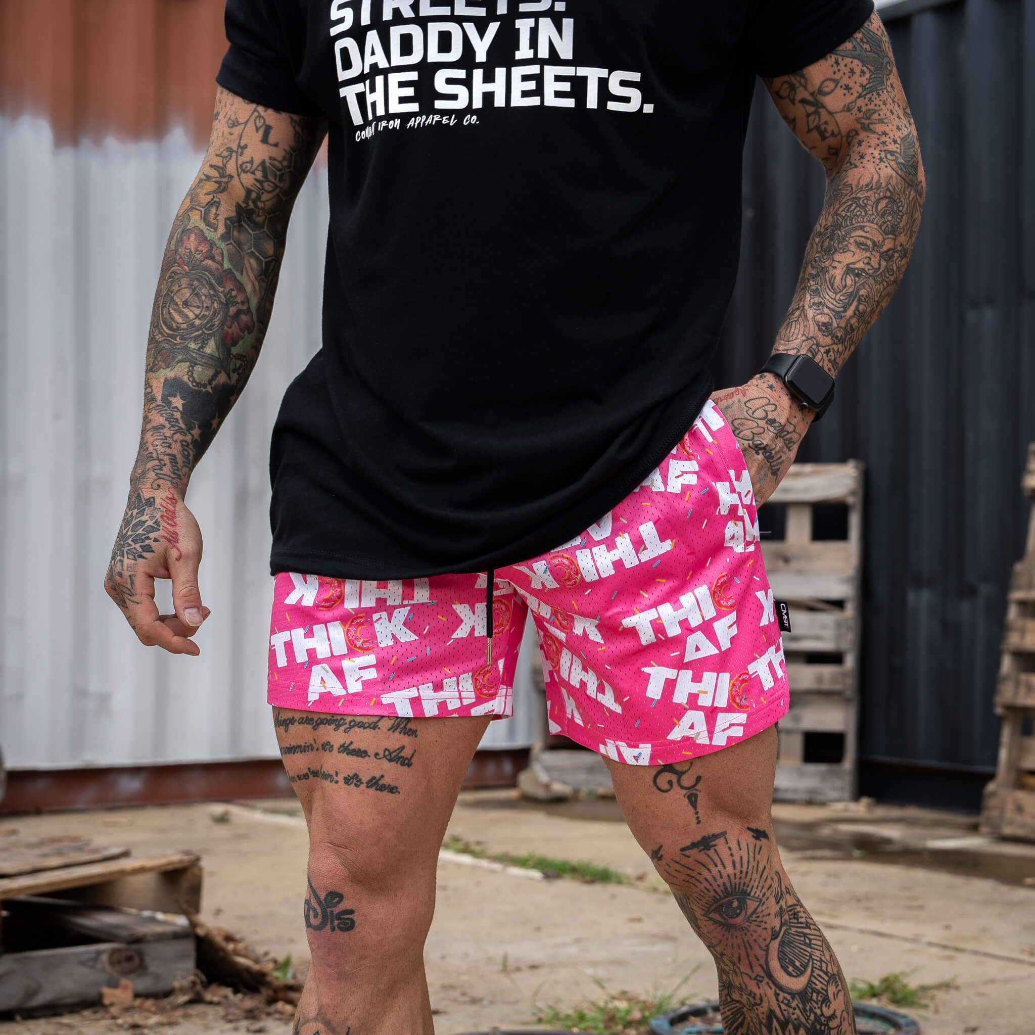 Mid Thigh Mesh Training / Lifestyle Shorts | 5"