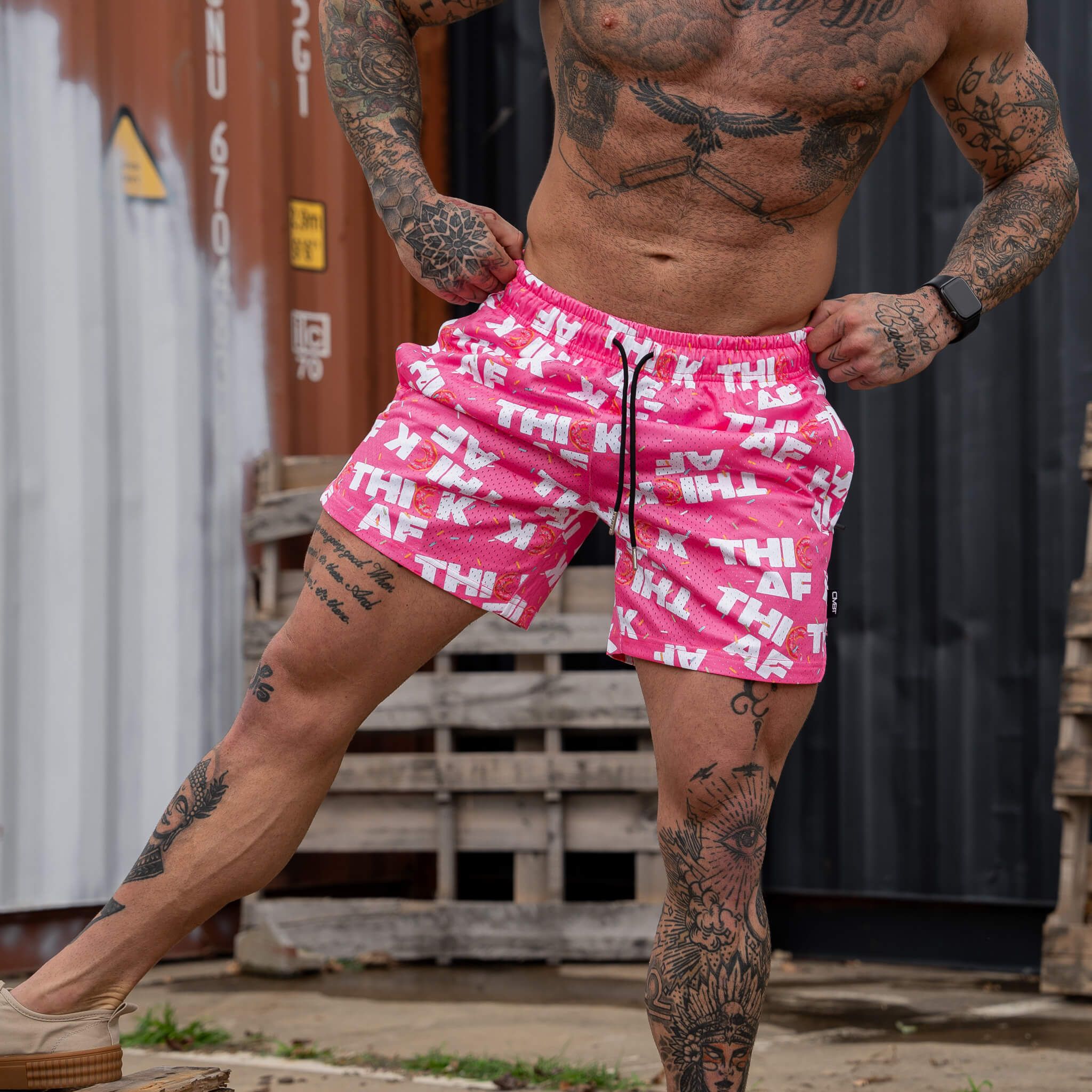 Mid Thigh Mesh Training / Lifestyle Shorts | 5"