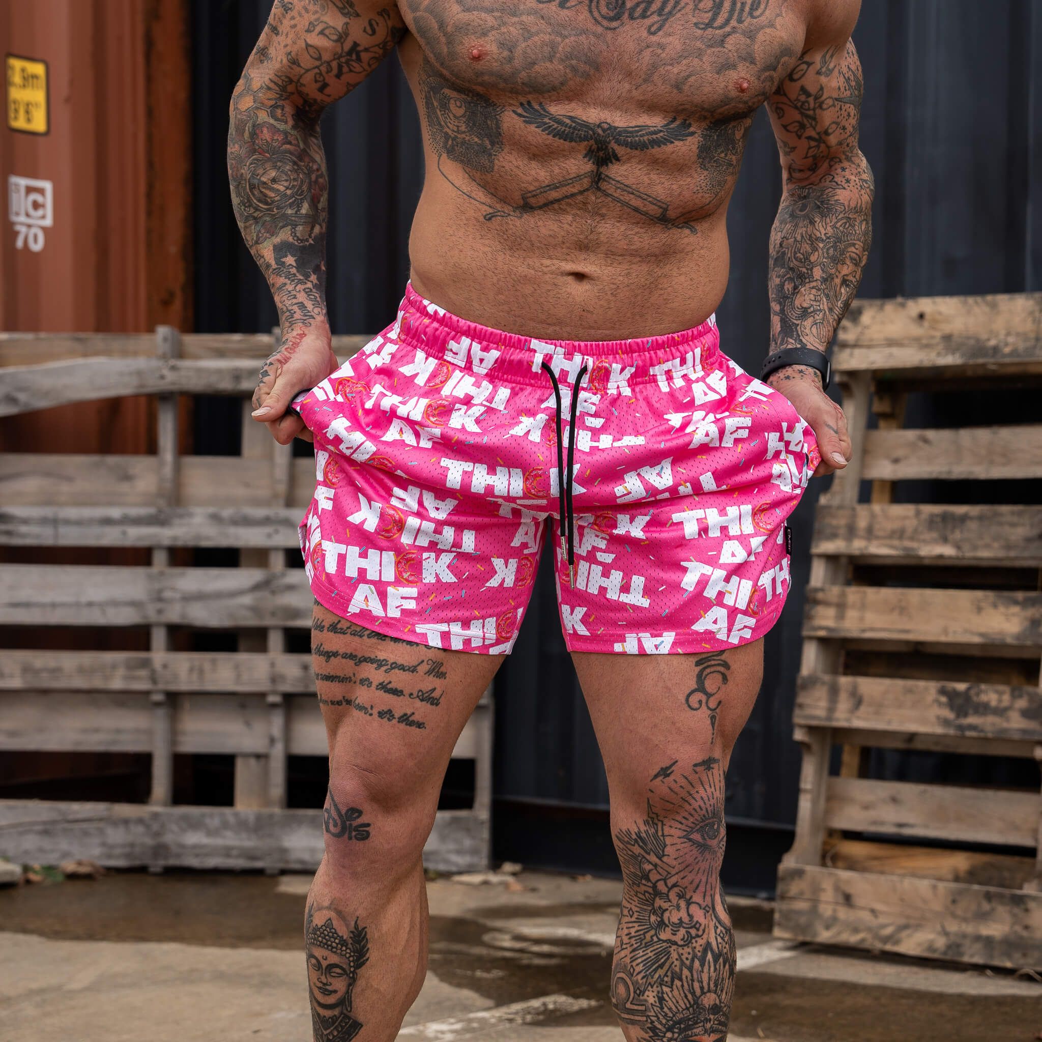 Mid Thigh Mesh Training / Lifestyle Shorts | 5"