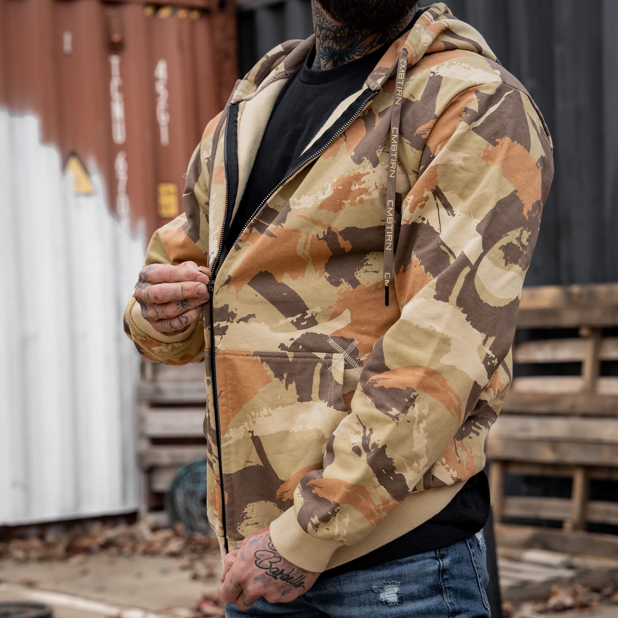 Men's Fleece Lined Zip Up Hoodie