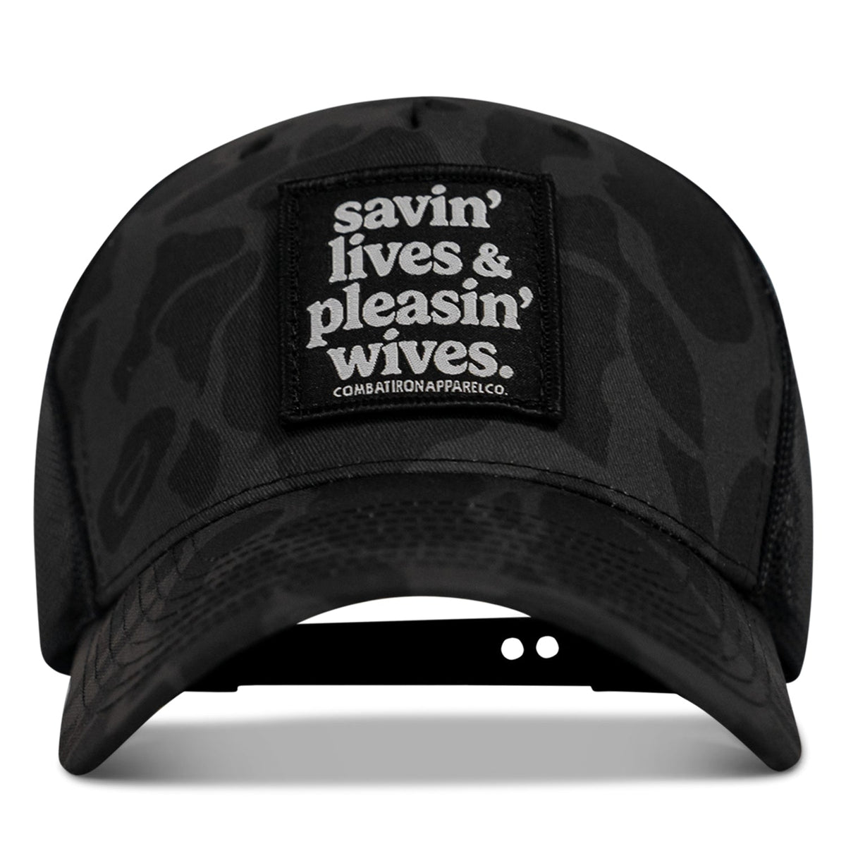 Savin' Lives & Pleasin' Wives Patch SnapBack Hat