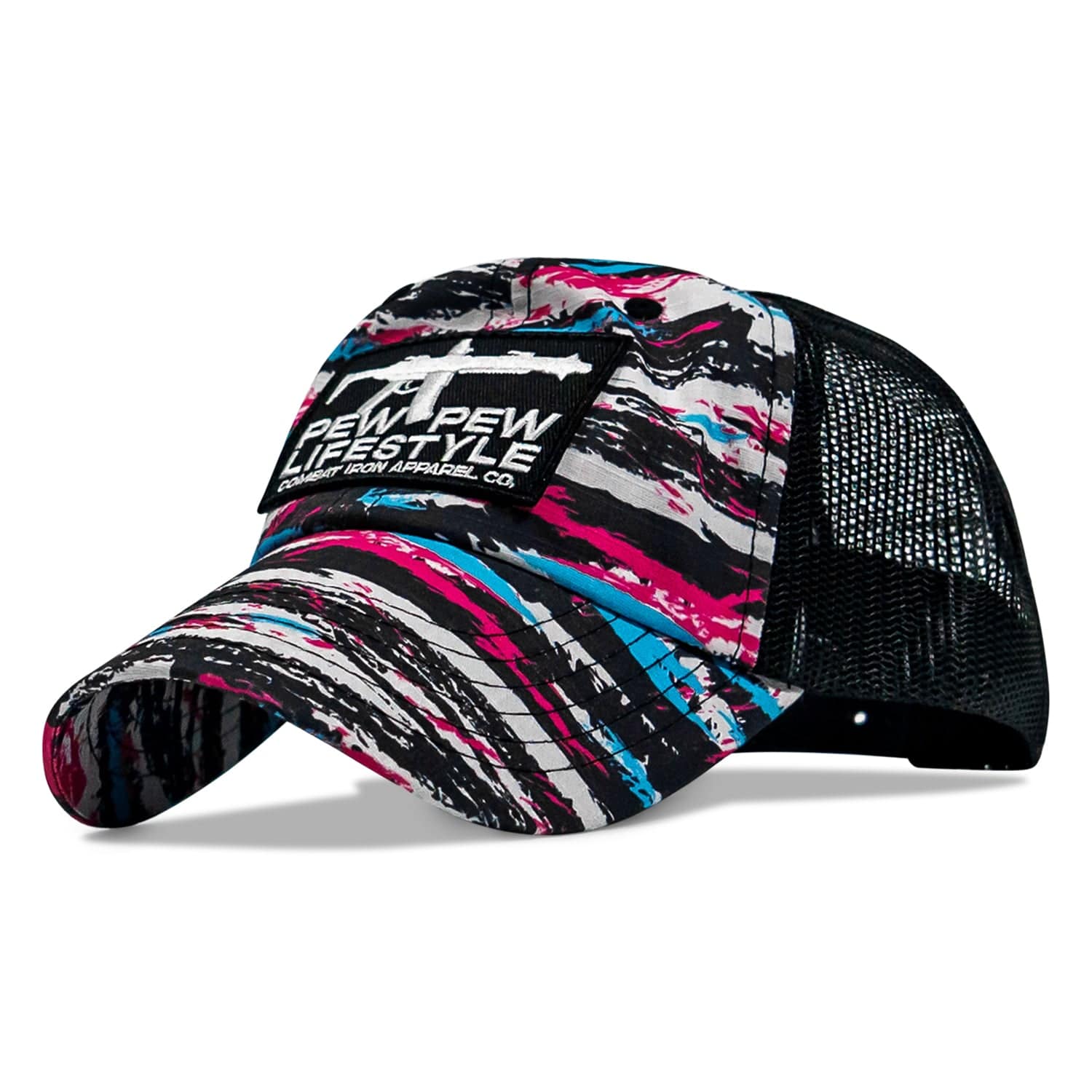 Ripstop Pew Pew Lifesyle Patch Tactical Ripstop Mesh Snapback Hat