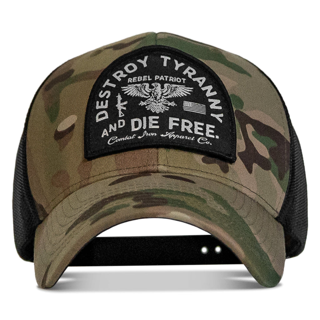 Destroy Tyranny and Die Free Patch Snapback
