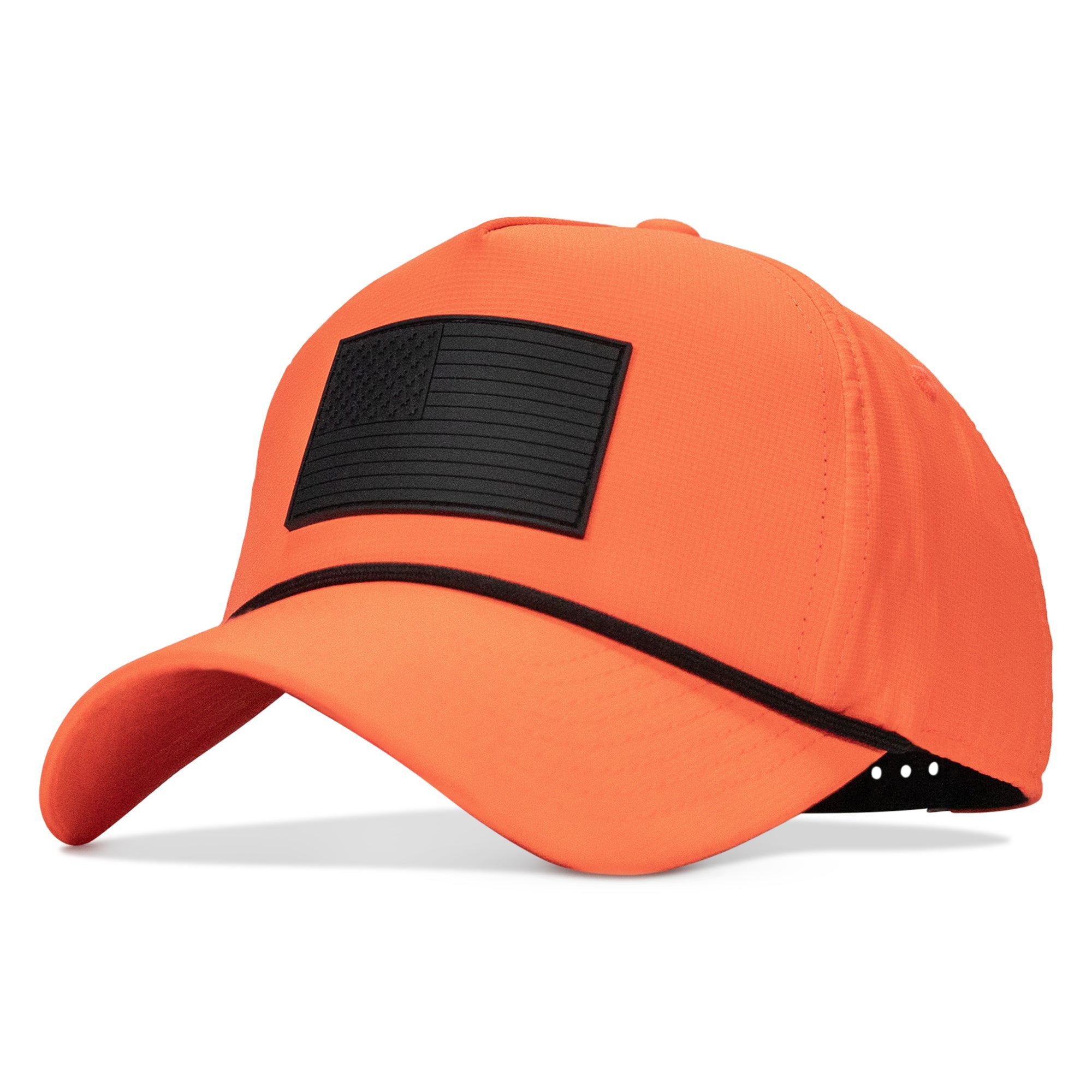 American Flag Patch Weekender Performance Snapback Hat