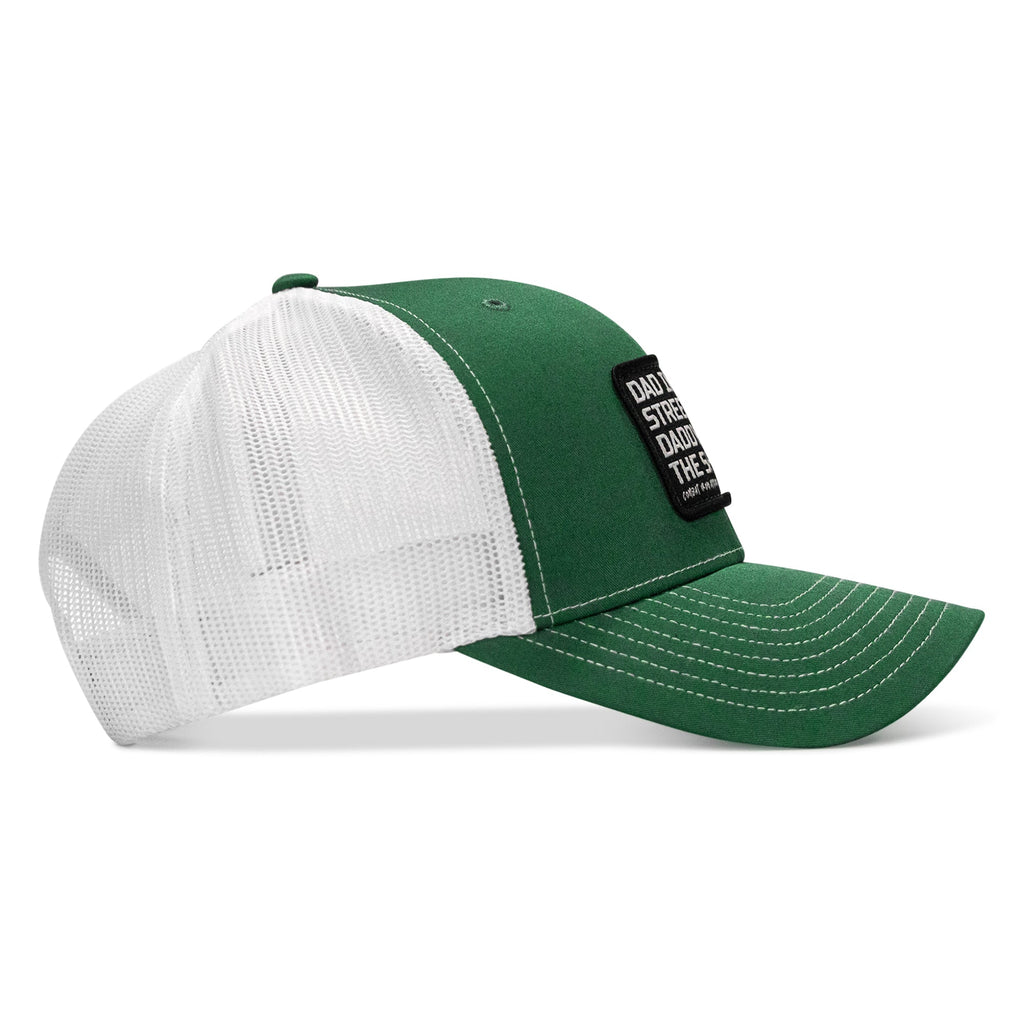Dad In The Streets. Daddy In The Sheets. Black Patch Snapback Hat