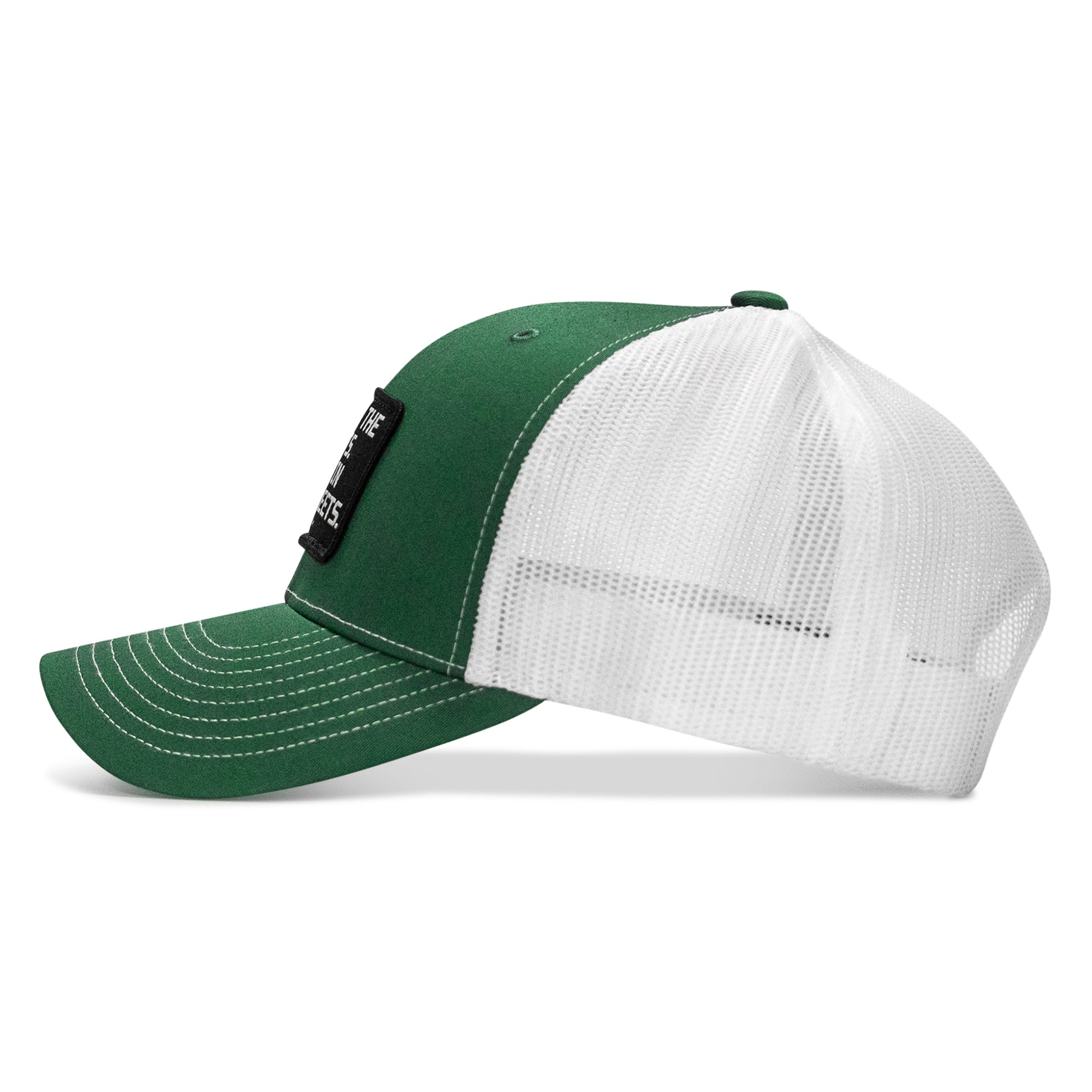 Dad In The Streets. Daddy In The Sheets. Black Patch Snapback Hat