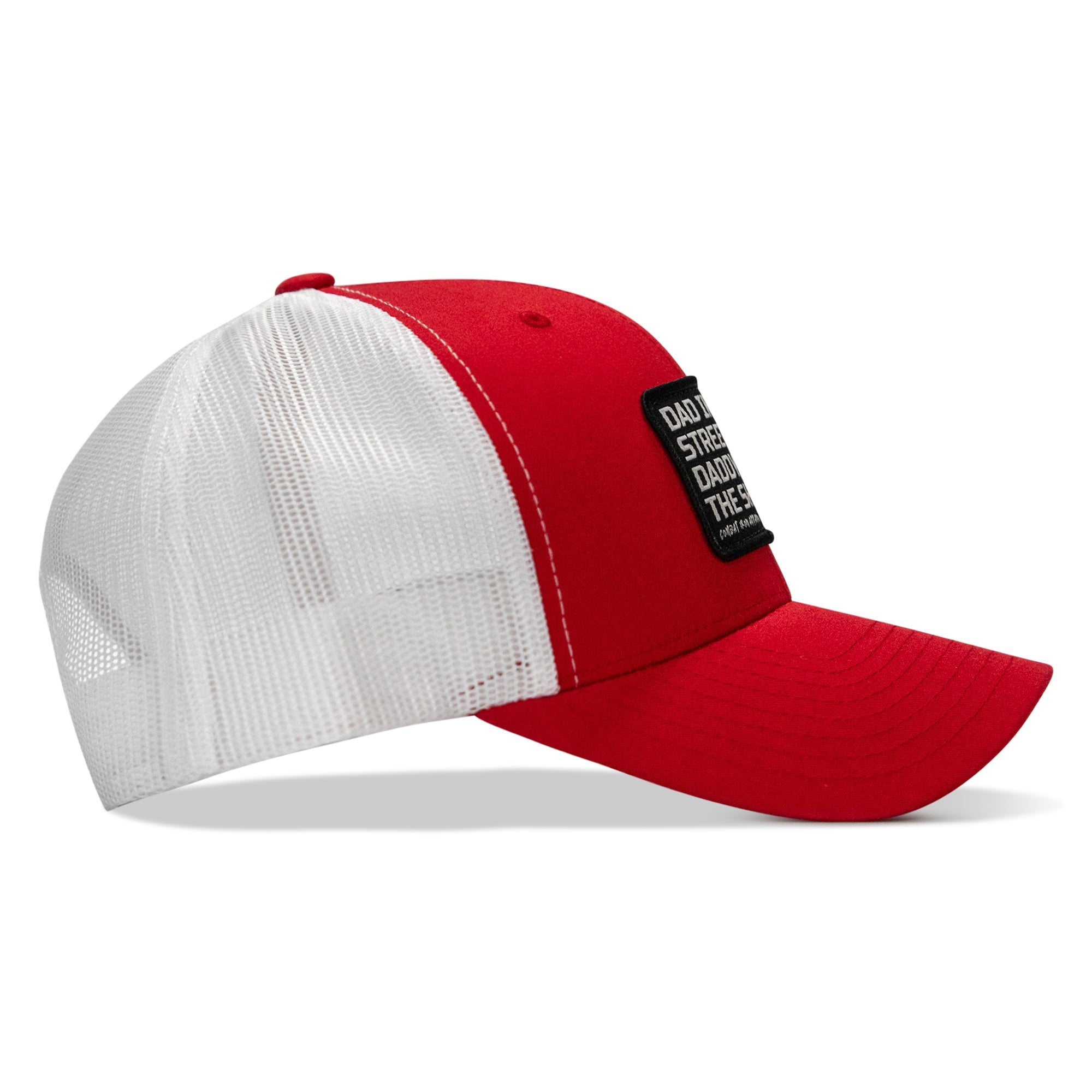 Dad In The Streets. Daddy In The Sheets. Black Patch Snapback Hat