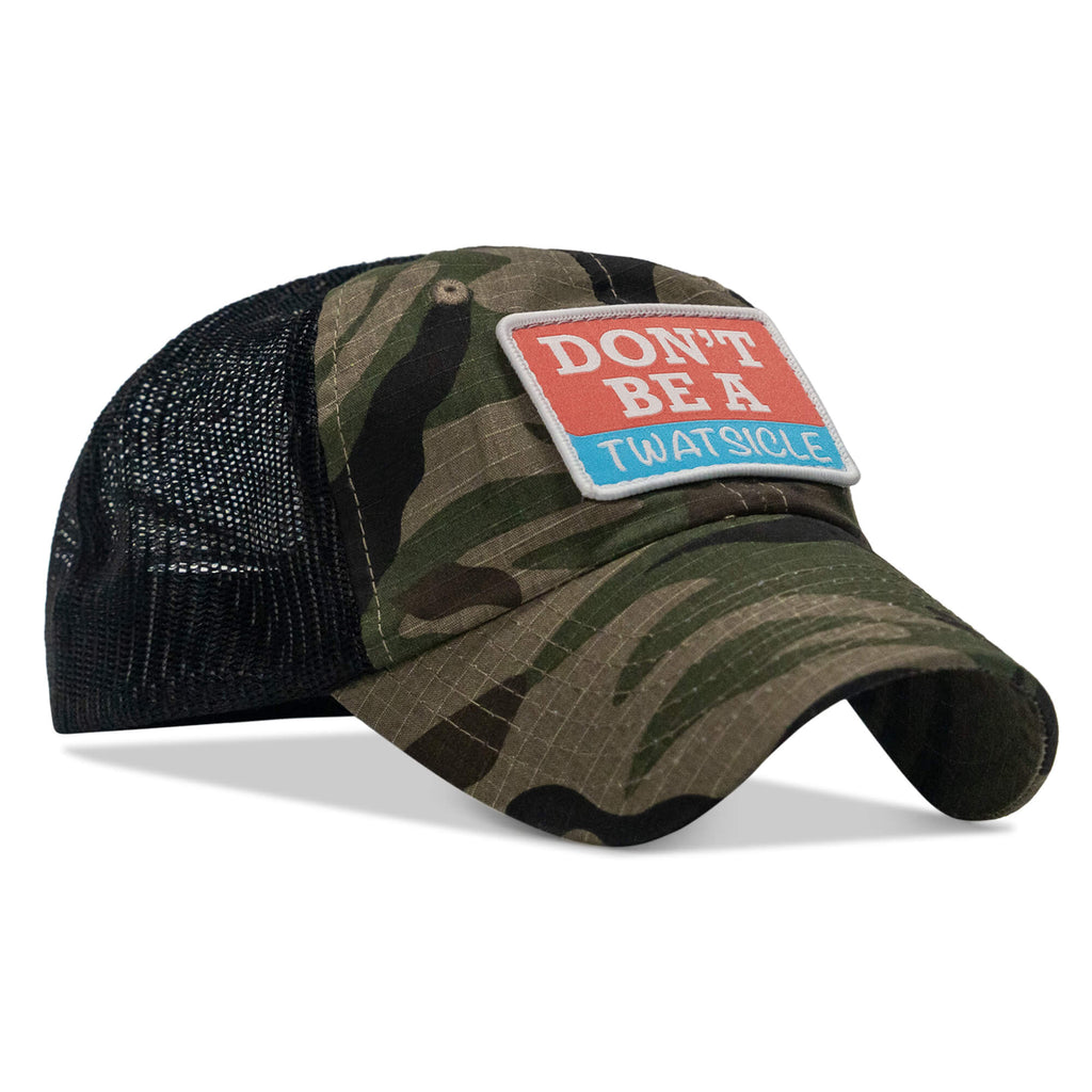 Don't Be A Twatsicle Patch Ripstop Mesh Snapback Hat
