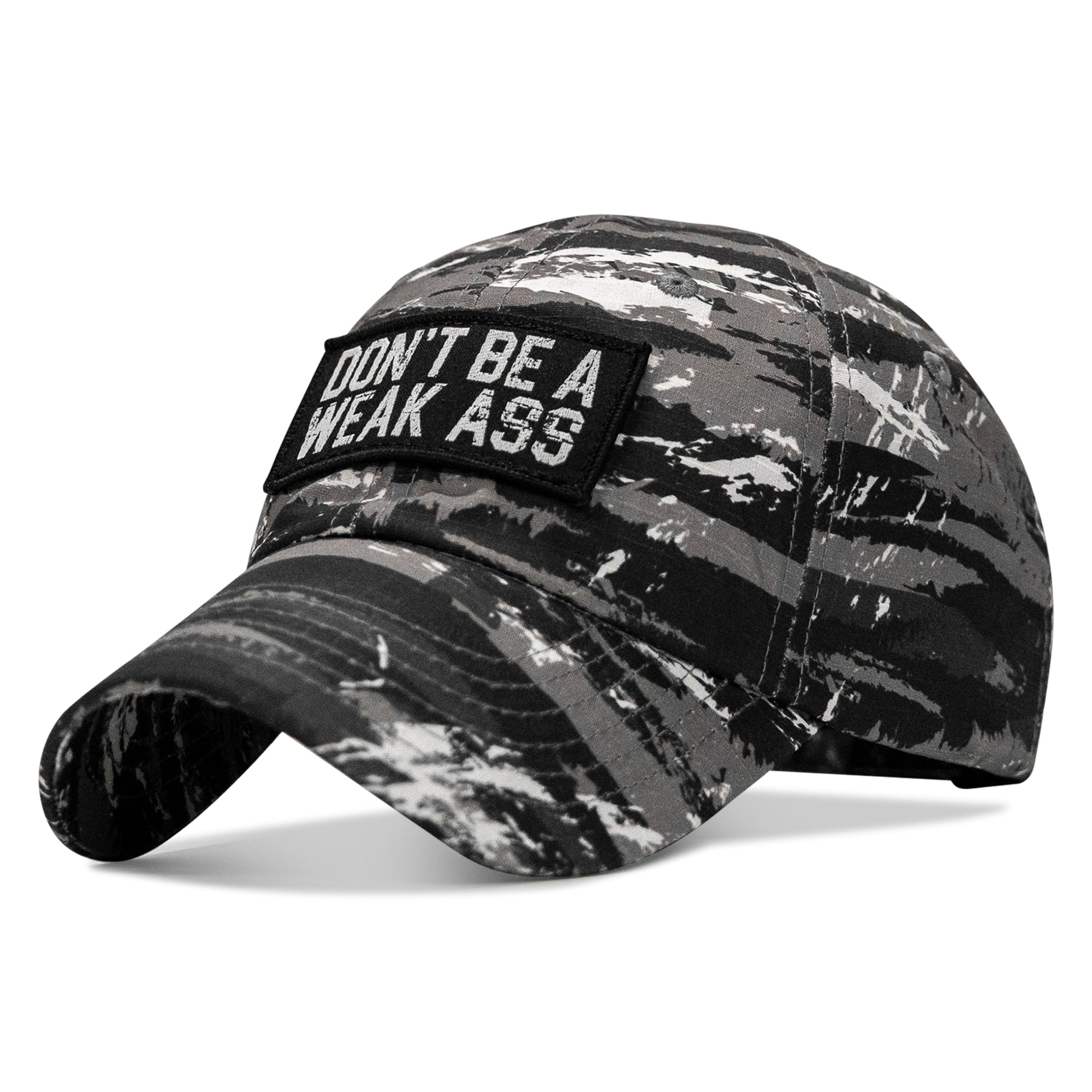 Don't Be A Weak Ass Patch Tactical Ripstop Mesh Snapback Hat