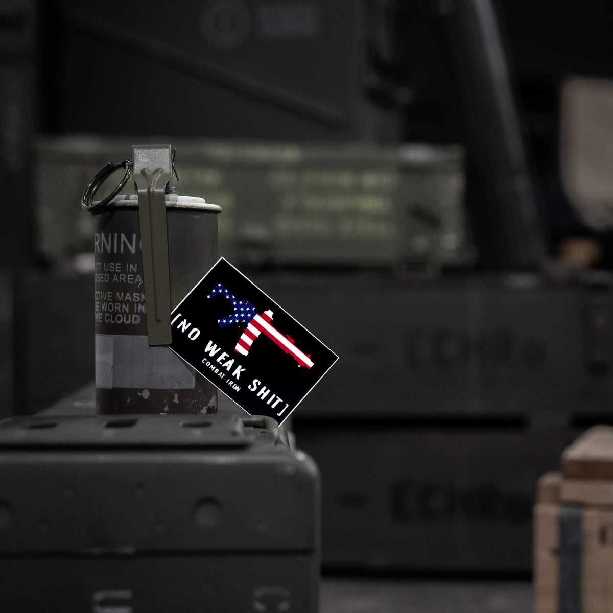 No Weak Shit USA Decal