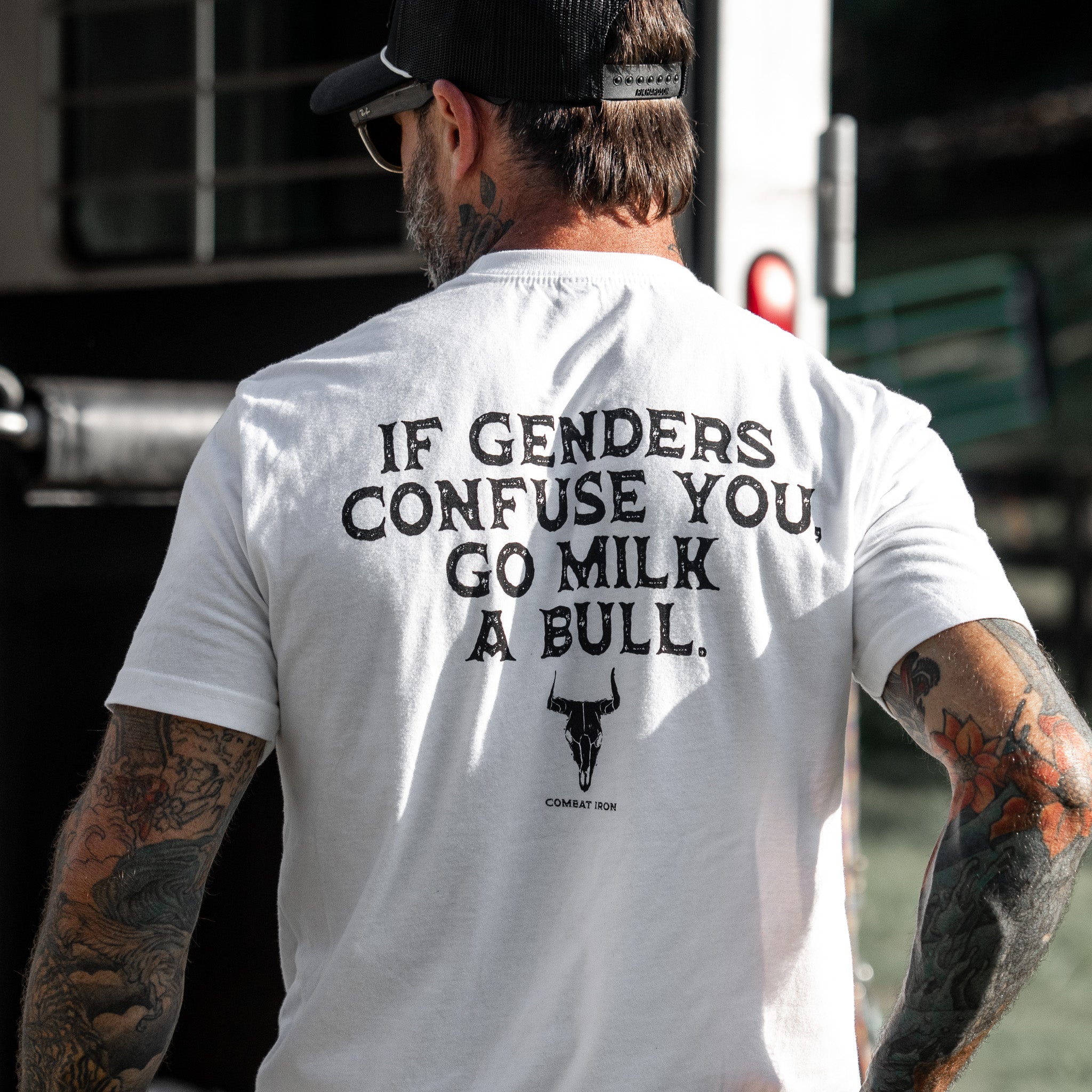 If Genders Confuse You, Go Milk a Bull Men's T-Shirt
