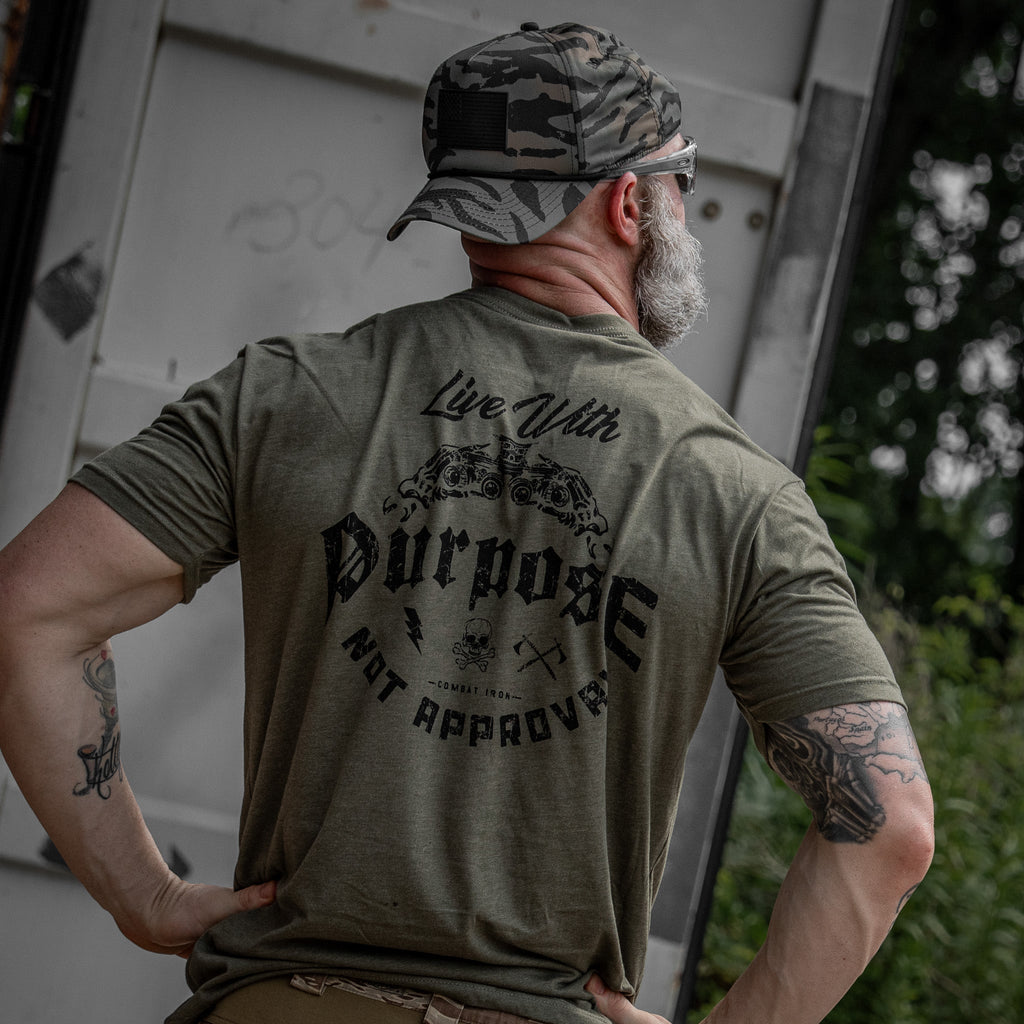 Live With Purpose. Not Approval Men's T-Shirt