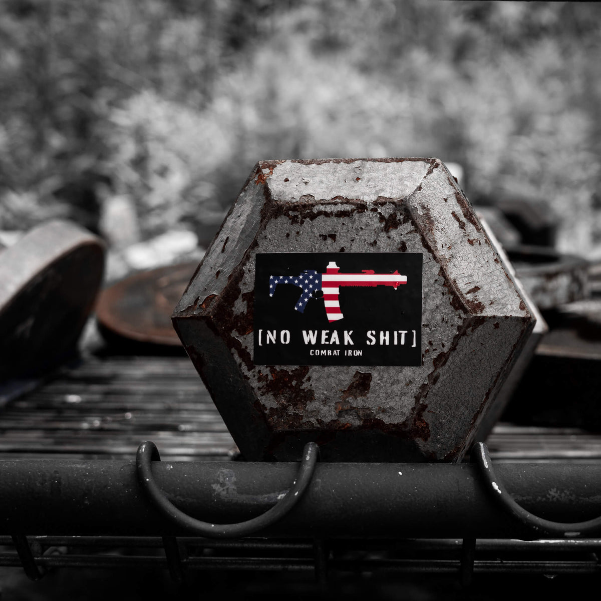 No Weak Shit USA Decal