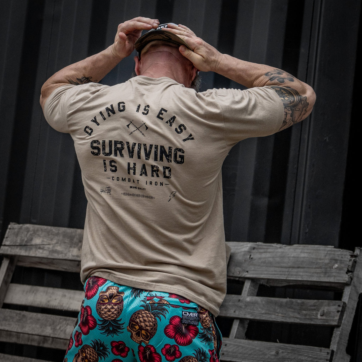 Dying is Easy. Surviving Is Hard Men's T-Shirt