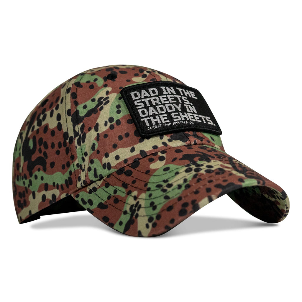 Dad in the Streets. Daddy in the Sheets. Patch Ripstop Tactical Hat