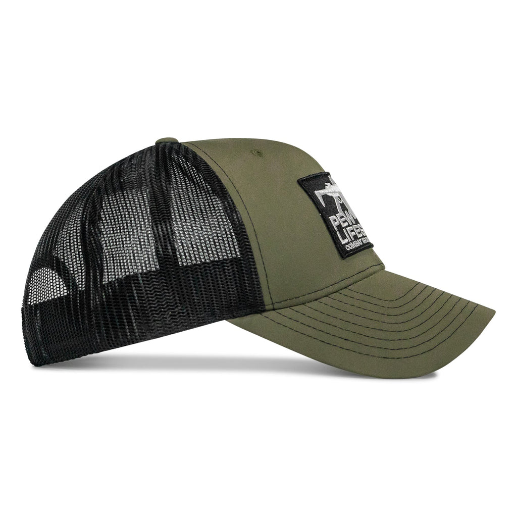 Pew Pew Lifestyle Patch Mid-Profile Snapback Hat