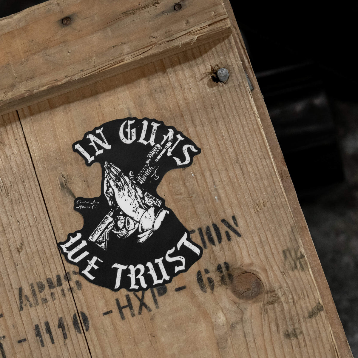 In Guns We Trust Decal