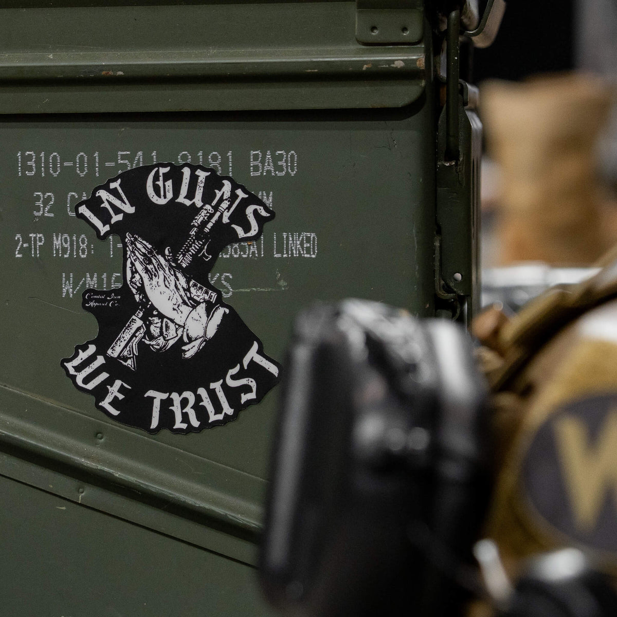 In Guns We Trust Decal